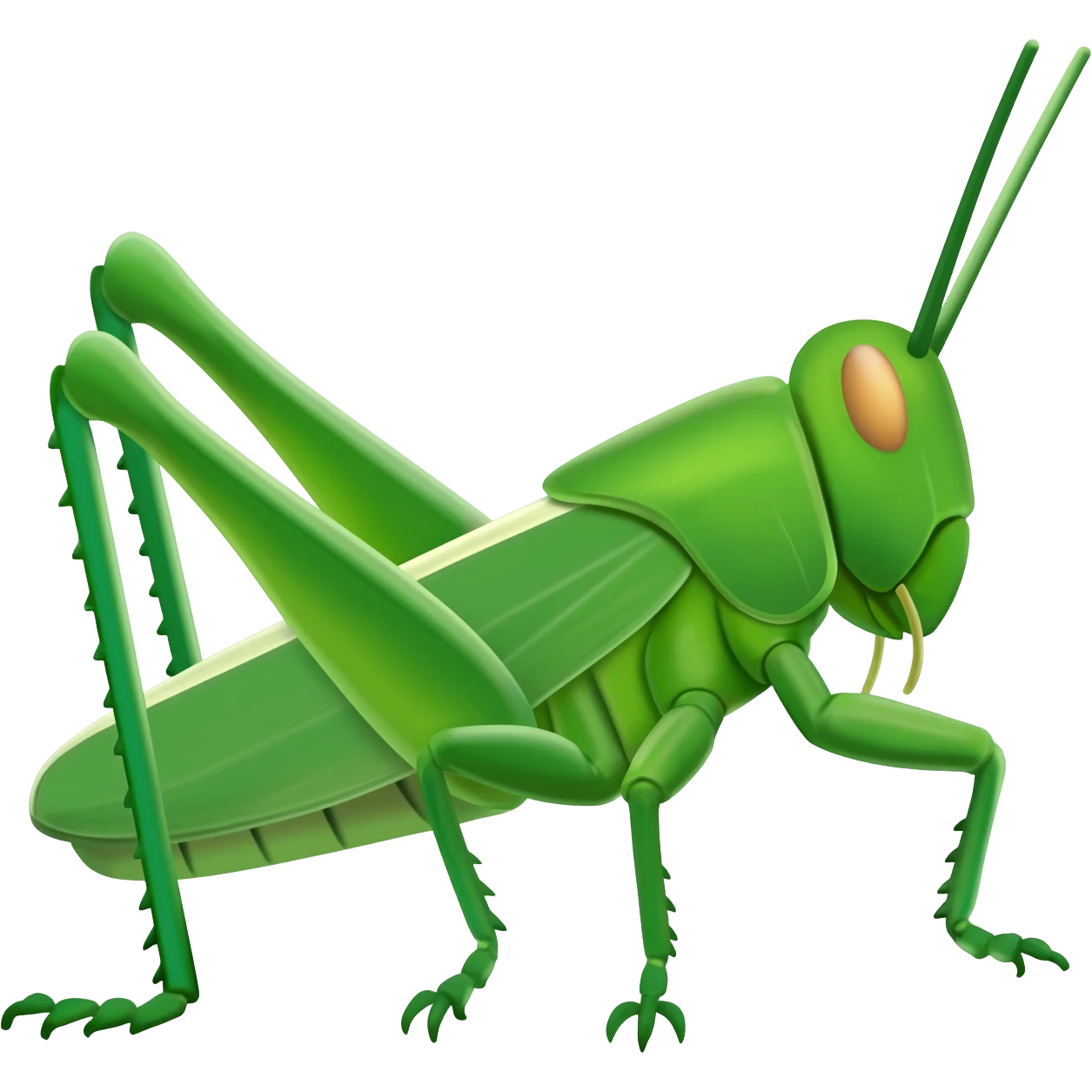 green grasshopper emoji