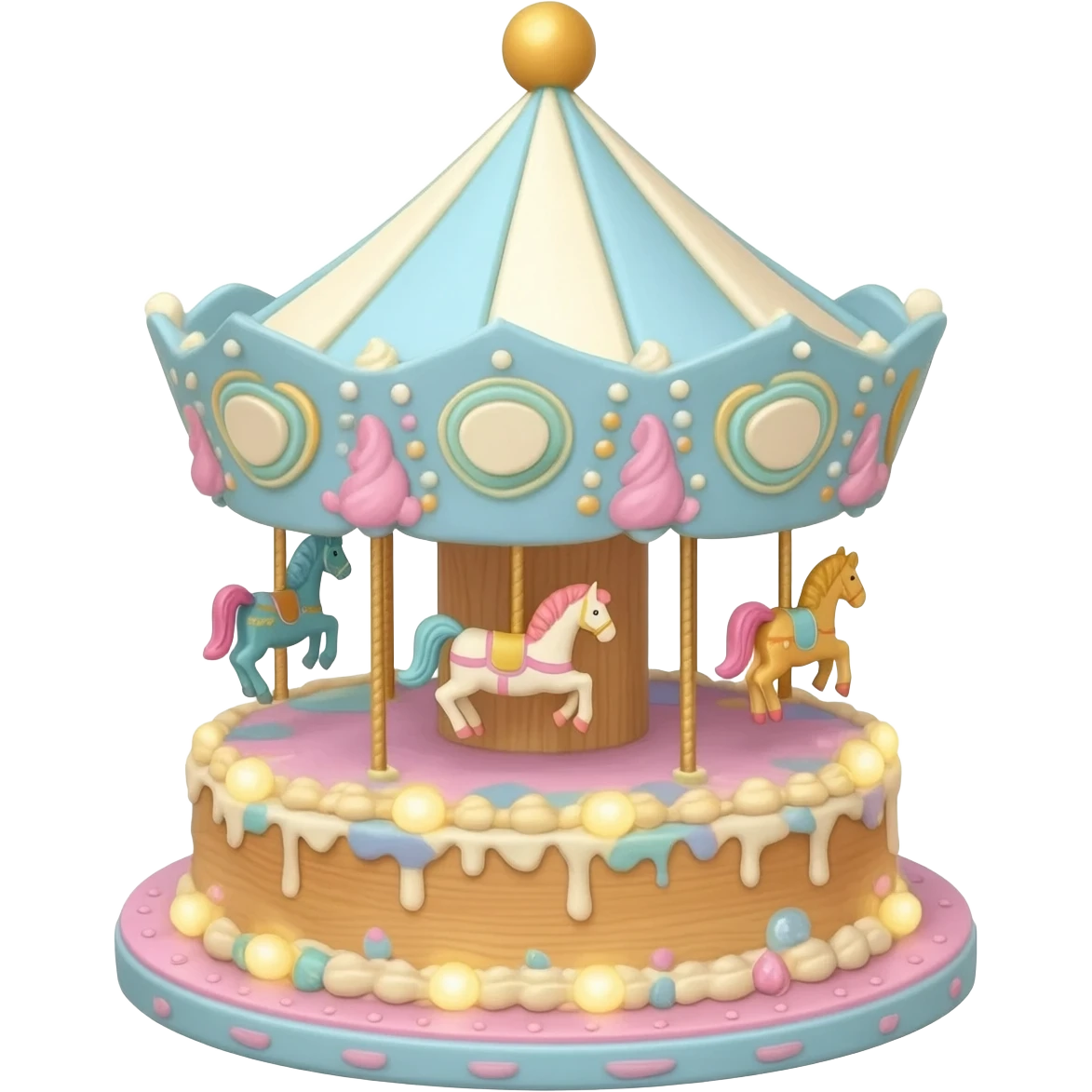 Carousel cake emoji