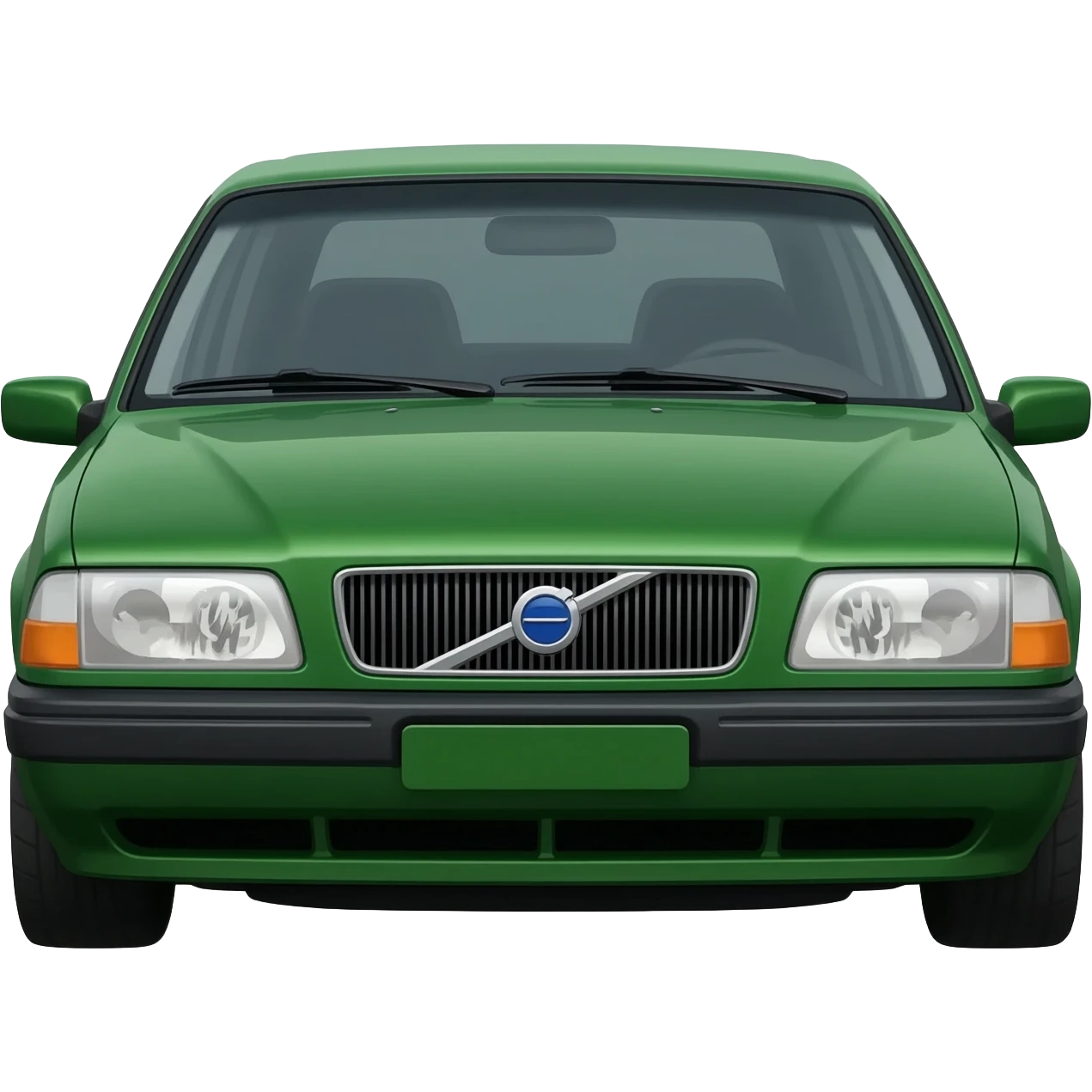 A green volvo 850r front veiw emoji