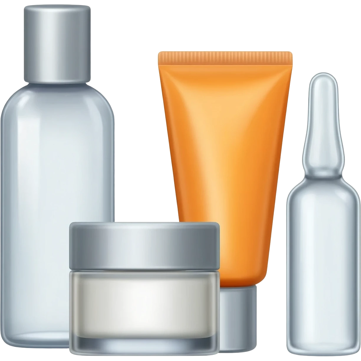 Produtos de skincare emoji