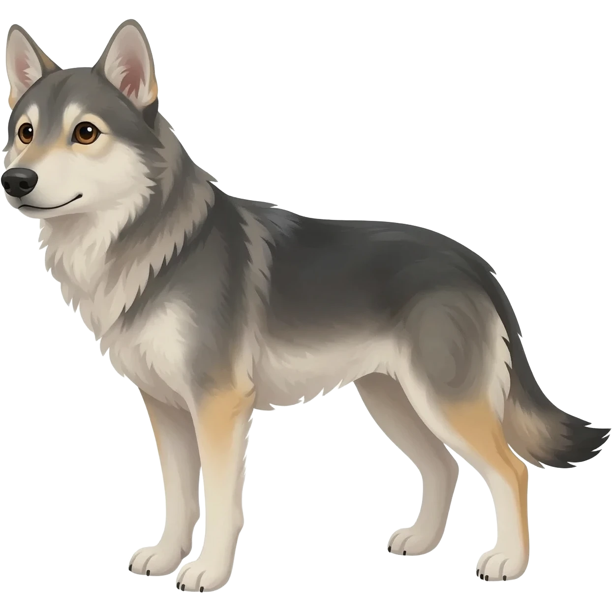 cane lupo cecoslovacco emoji