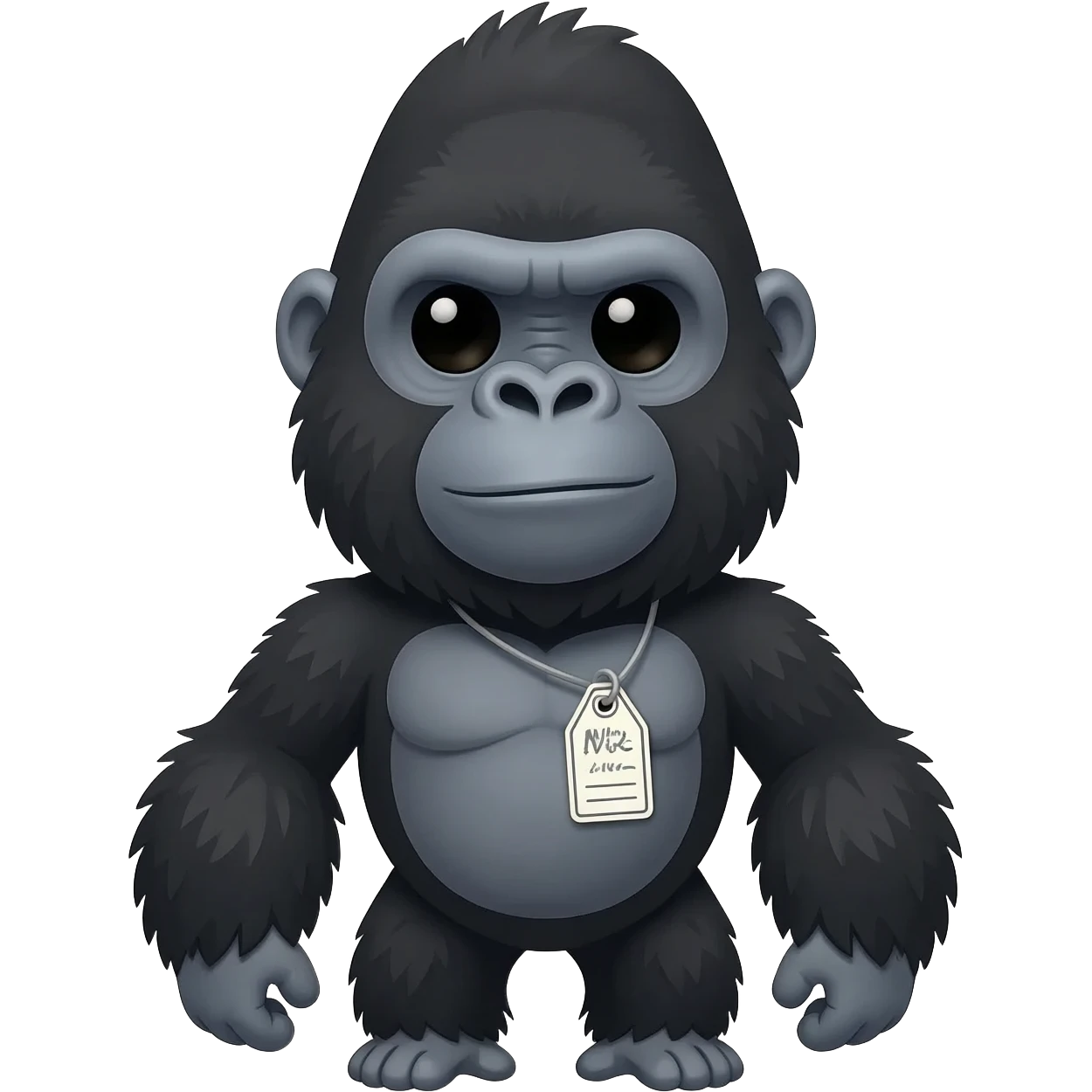 A cute gorilla tag gorilla emoji