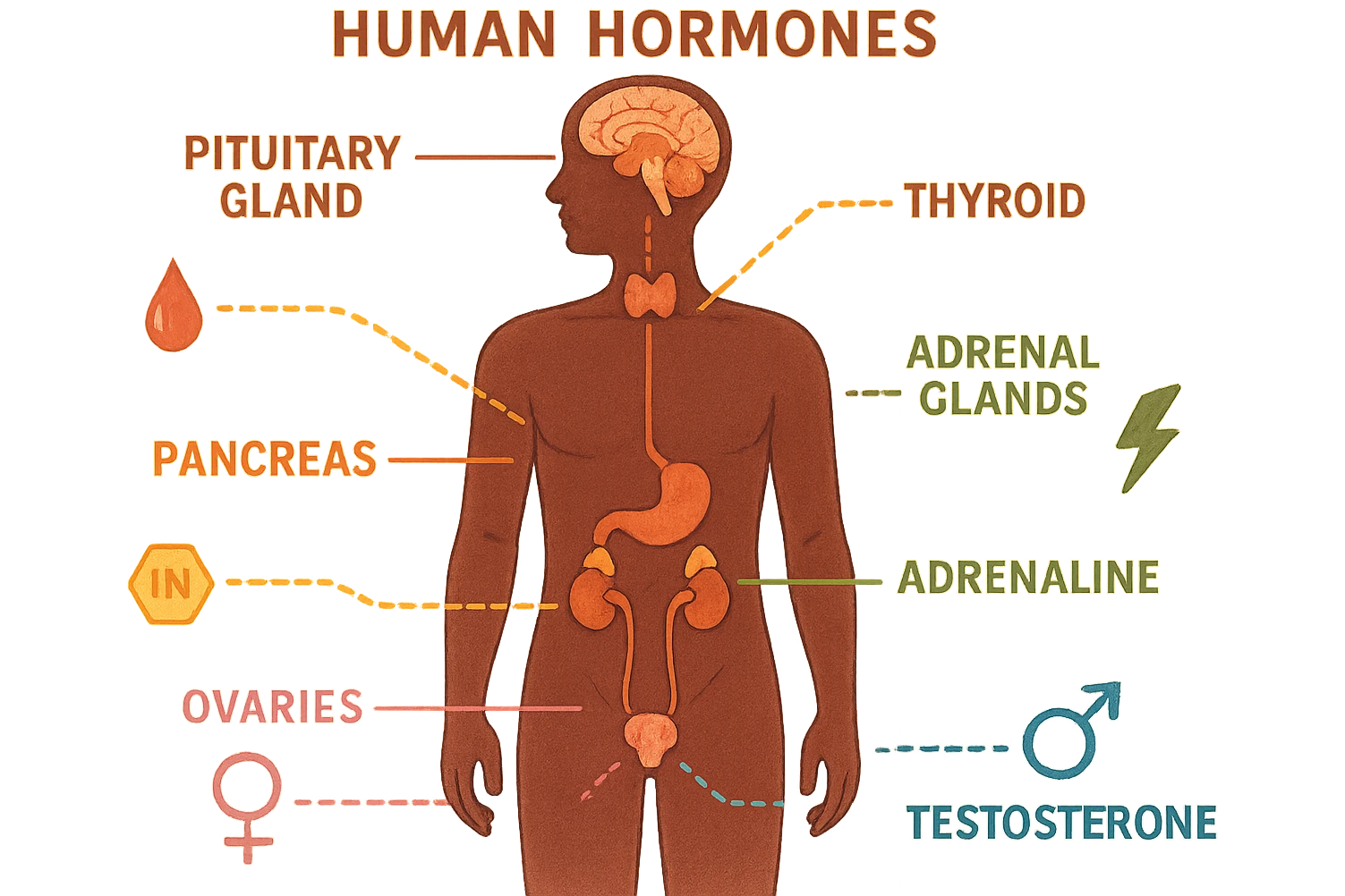 ORMONI ANATOMICI UMANI emoji