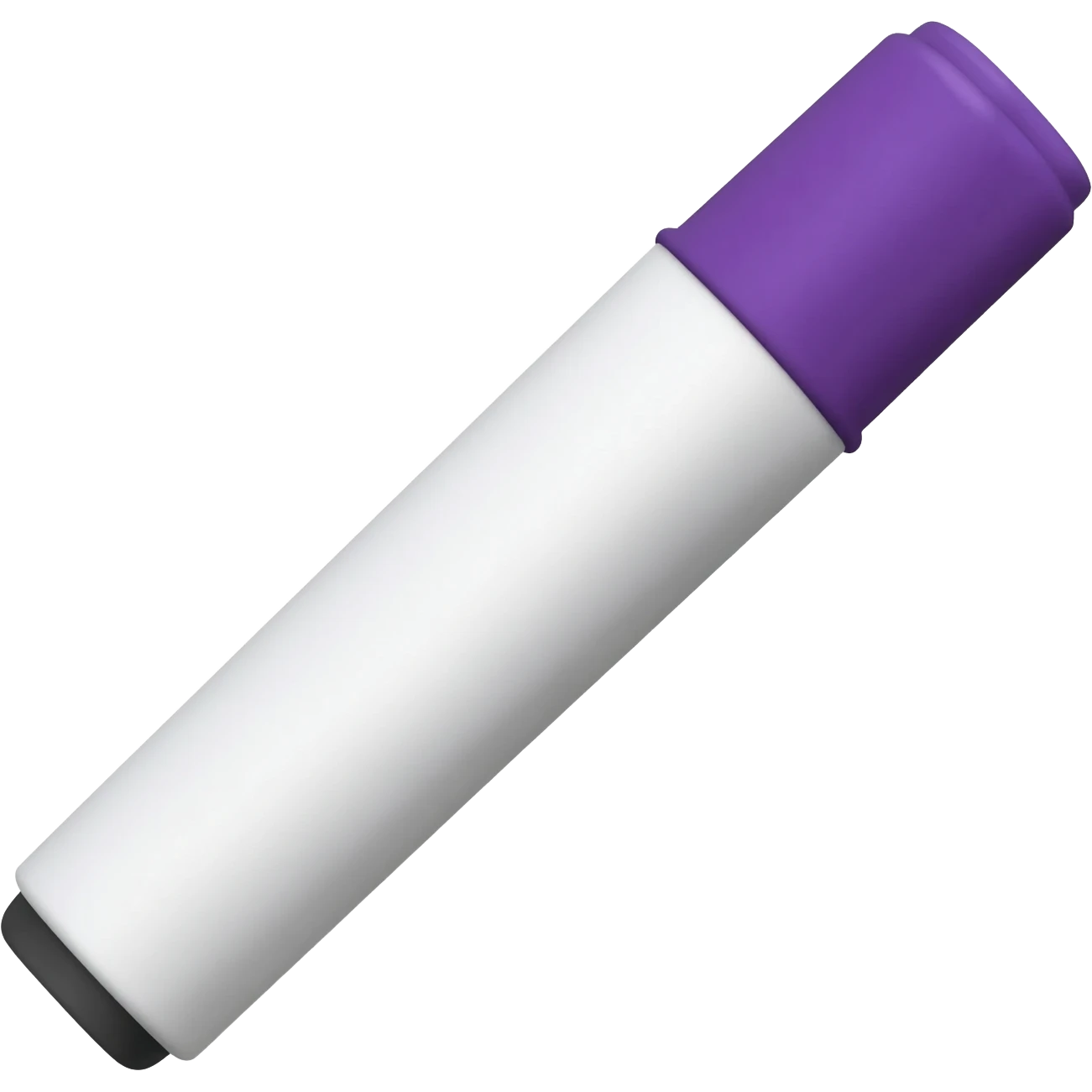 White marker with Purple marker cap emoji
