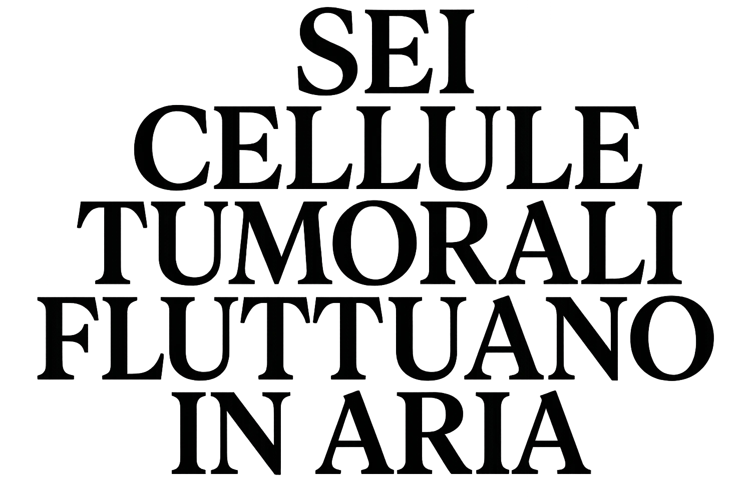 SEI CELLULE TUMORALI FLUTTUANO IN ARIA emoji