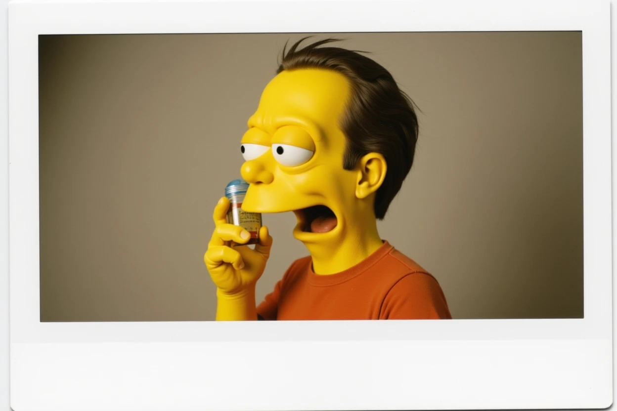  Polaroïd des Simpson  emoji