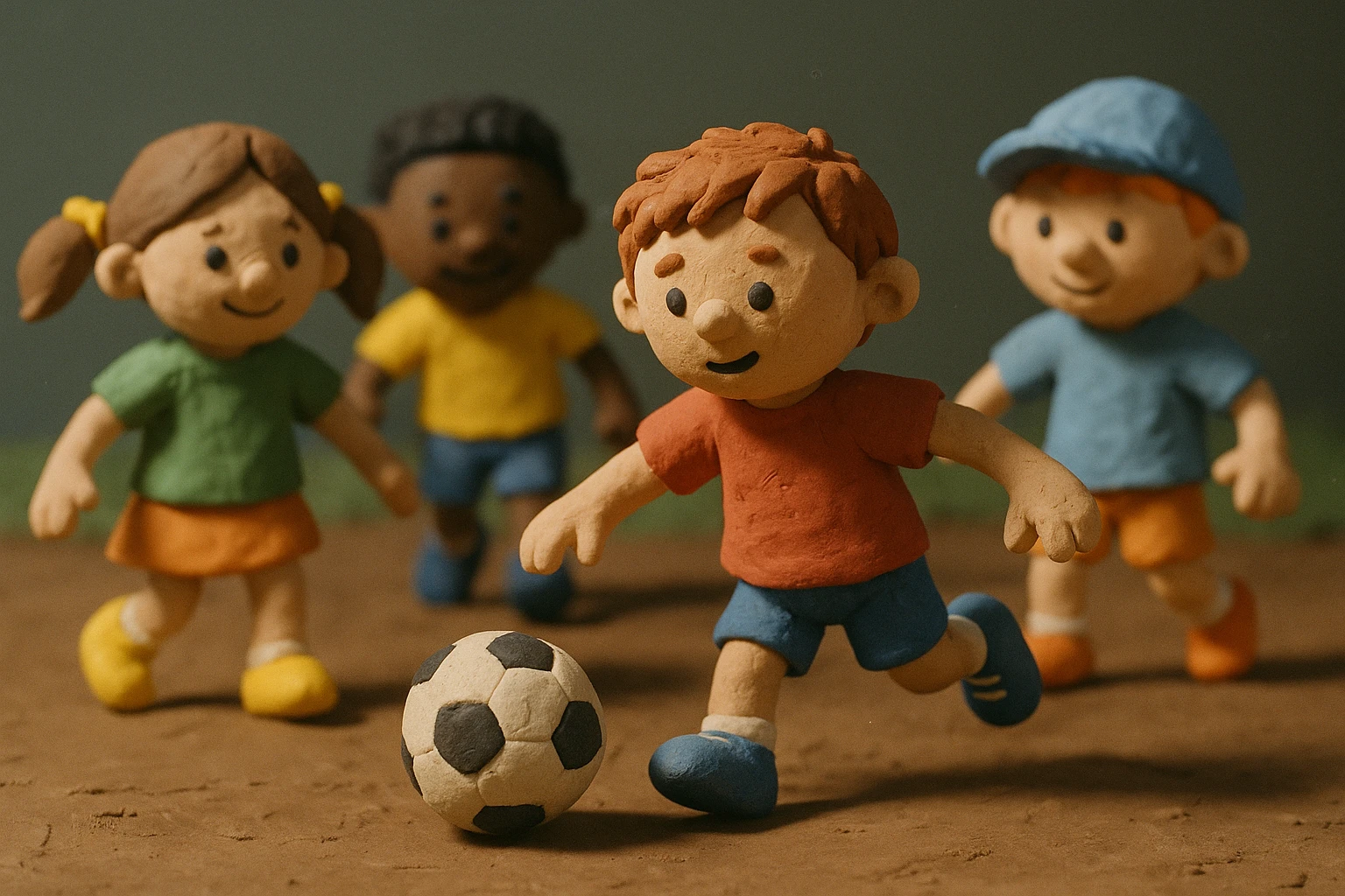 children playing soccer emoji