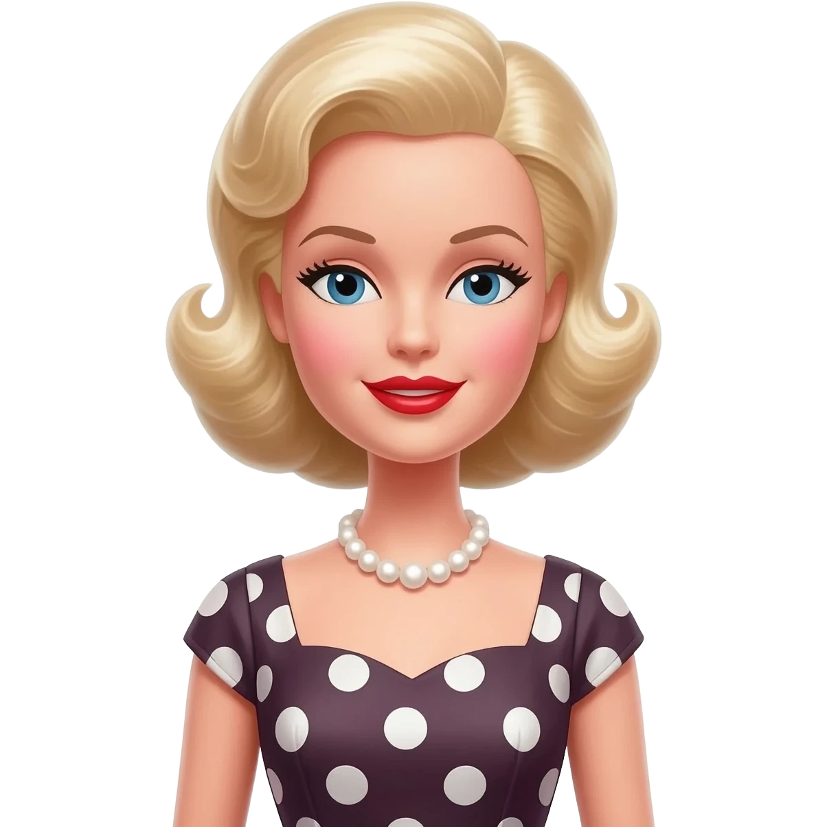 vintage Barbie Emoji emoji