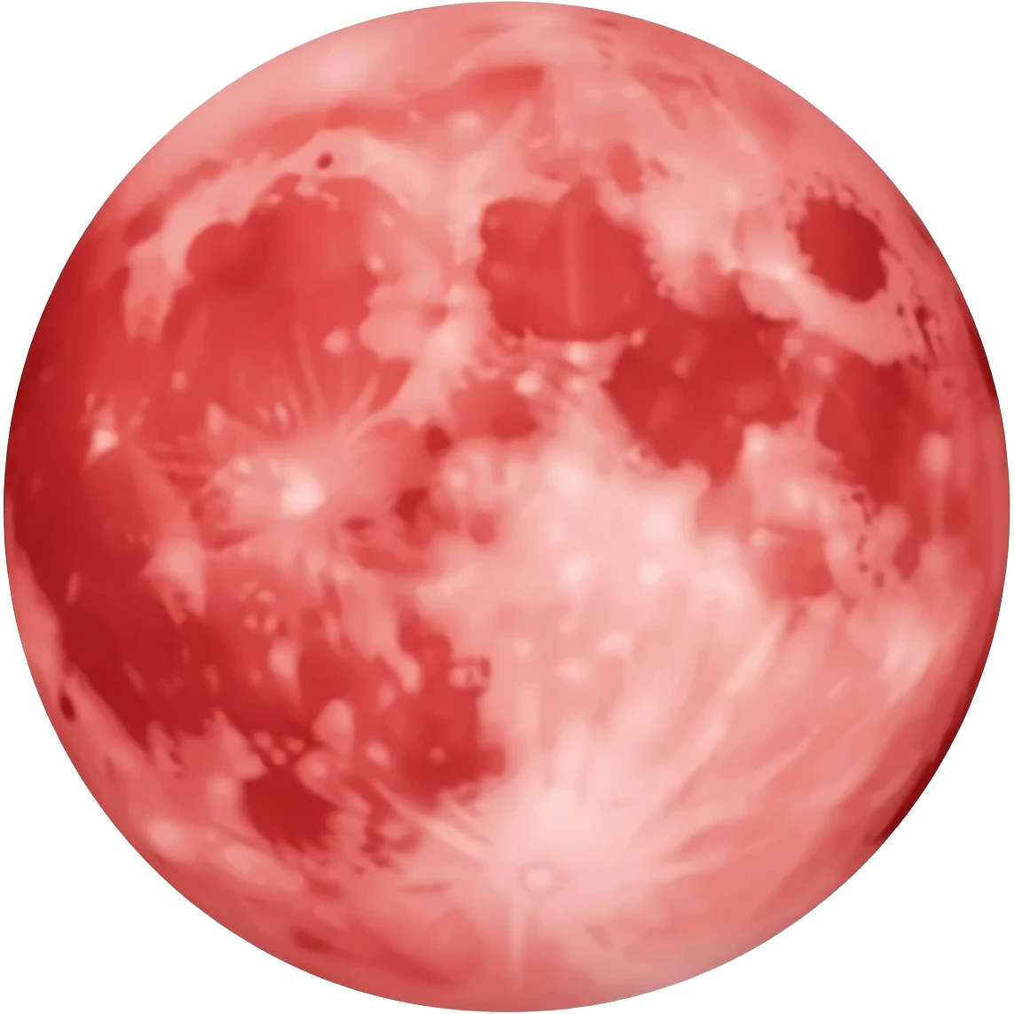 Red moon emoji