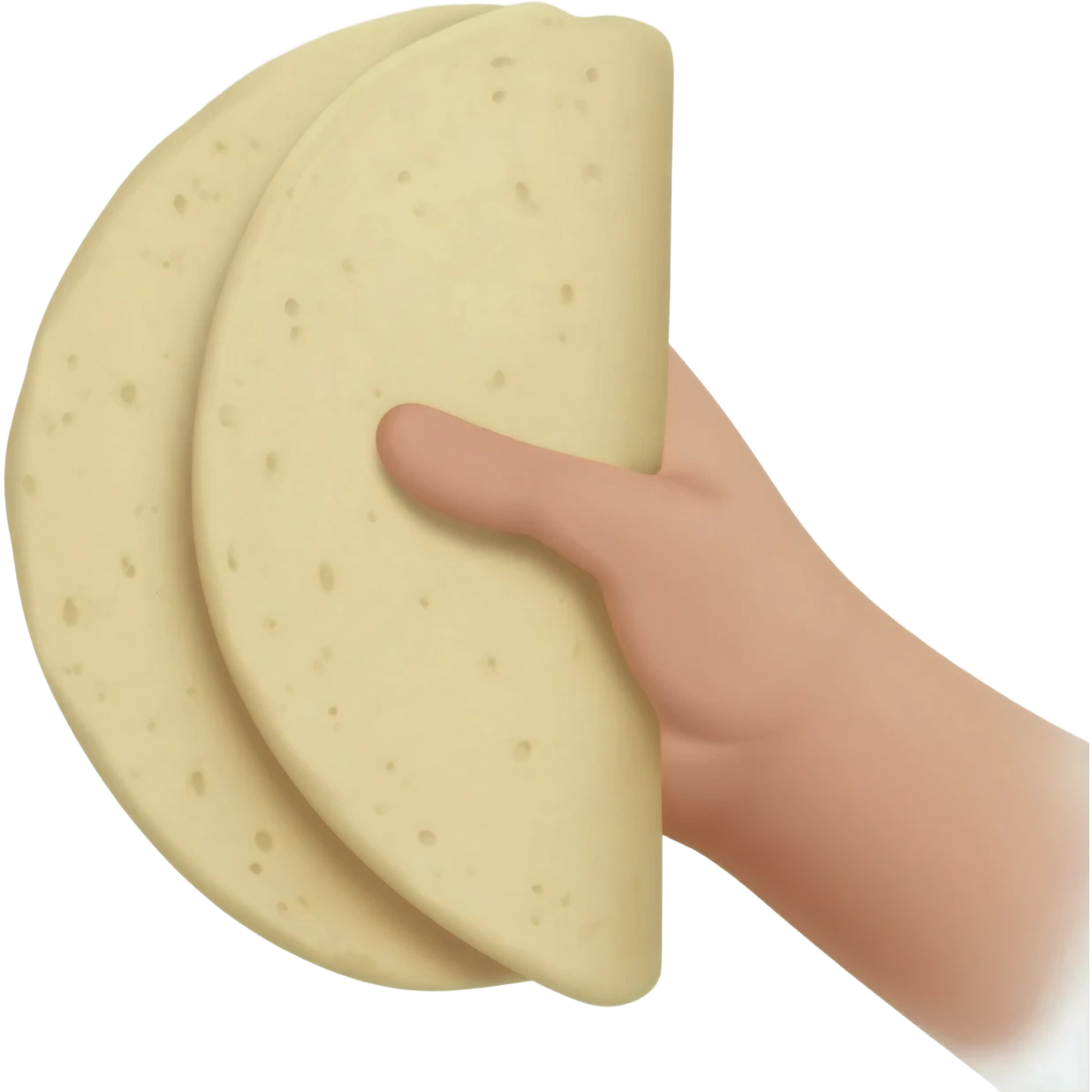 Making homemade tortillas emoji