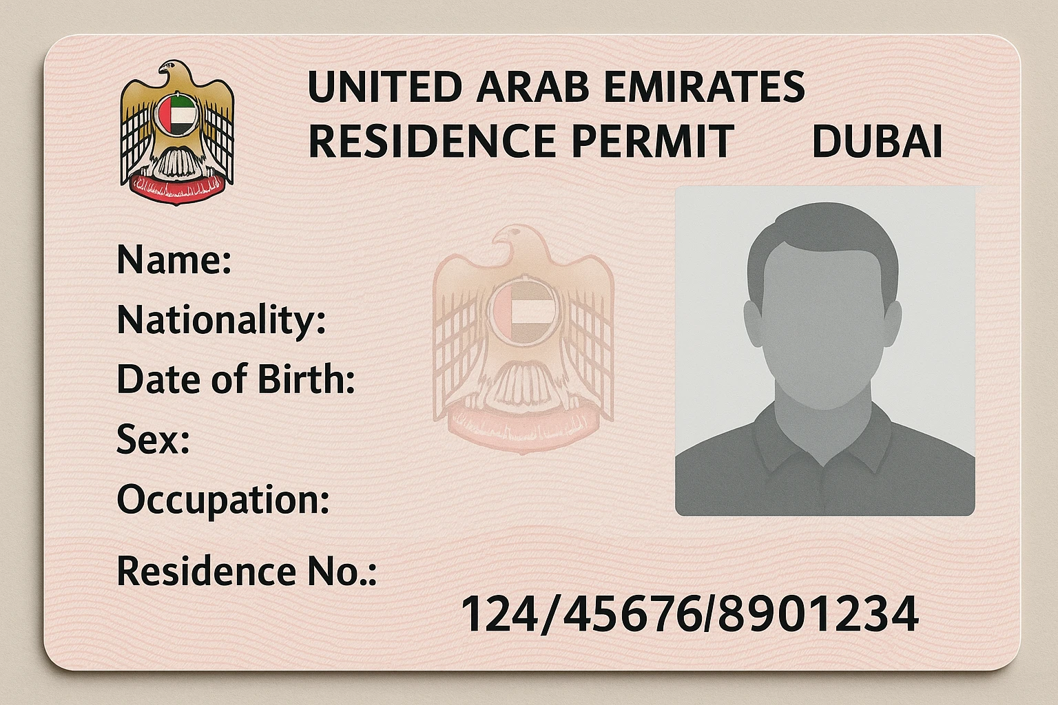 Dubai residence permit emoji