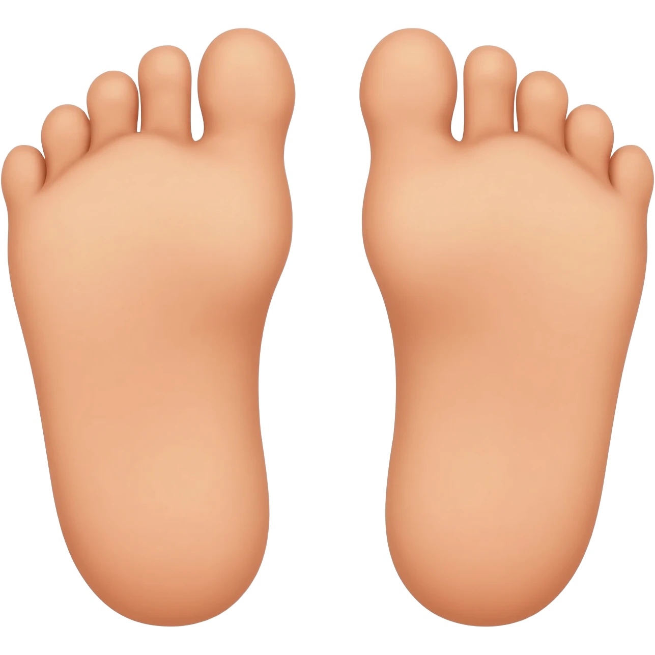 Ilustración educativa de los pies humanos, estilo dibujo simple para niños, colores suaves, fondo blanco, estilo cartoon educativo, mostrando los pies completos con dedos, diseño claro y amigable para un libro de ciencias infantil.” emoji