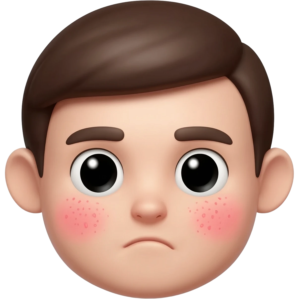 nerd blushing face emoji