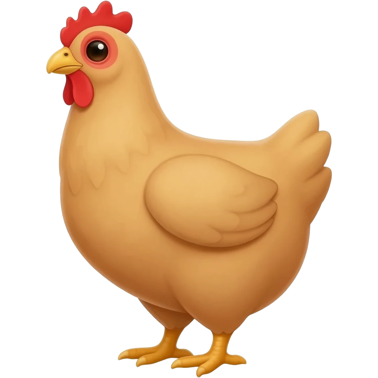 Chicken head full body  emoji