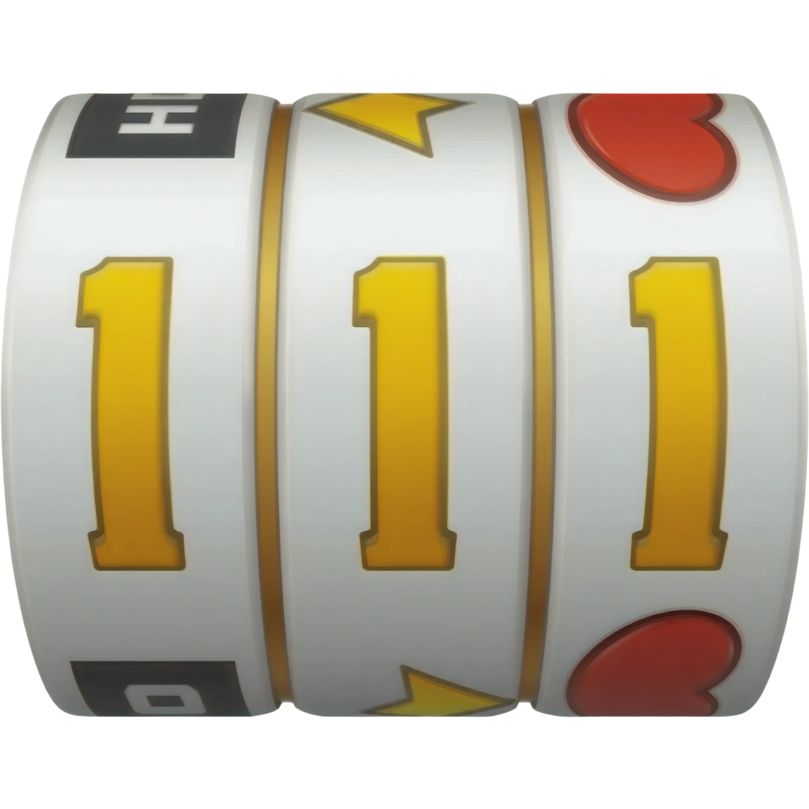 a bar bar bar symbol for slot machines emoji