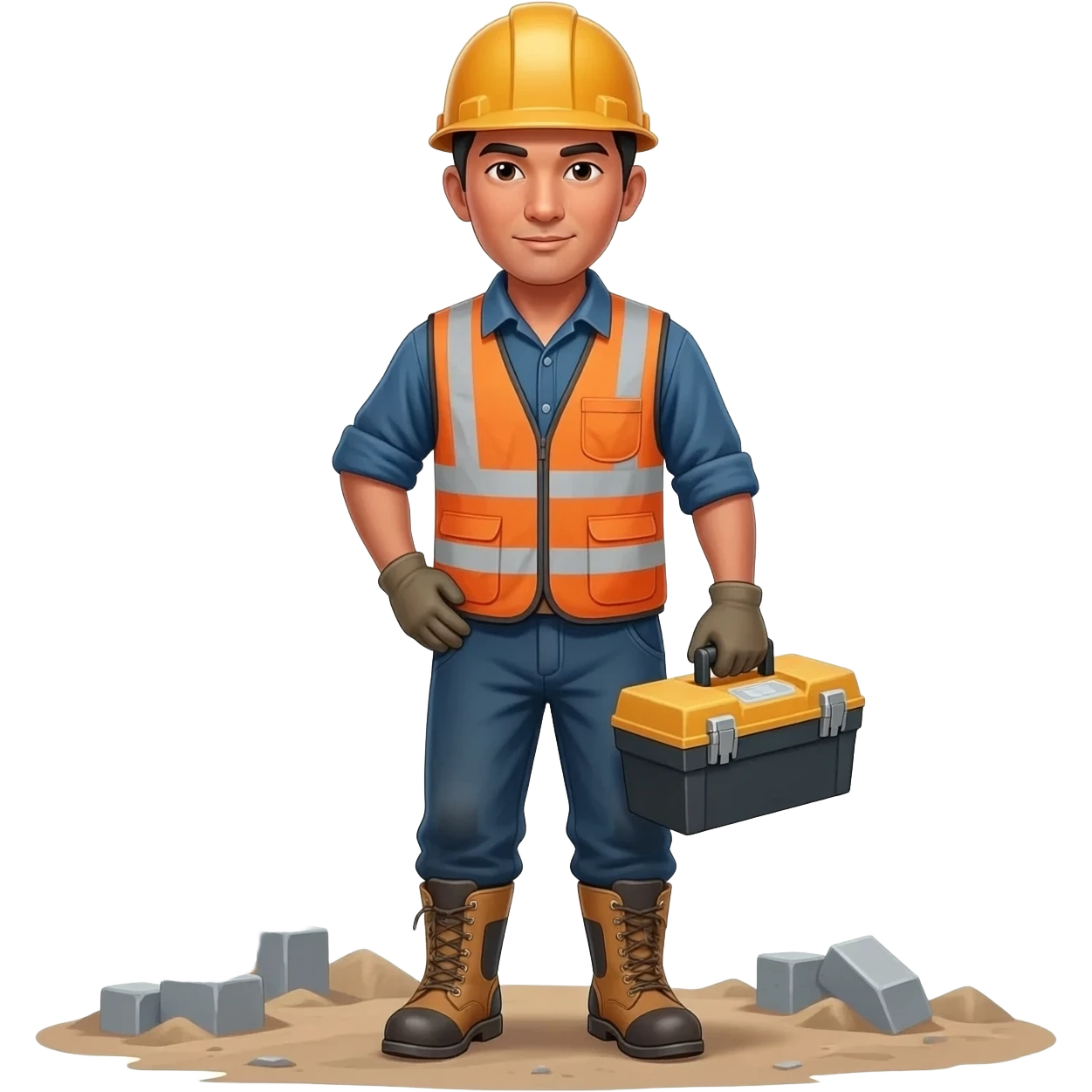 mongol construction worker emoji