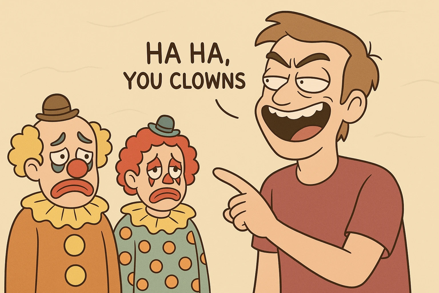 Haha, You Clowns  emoji
