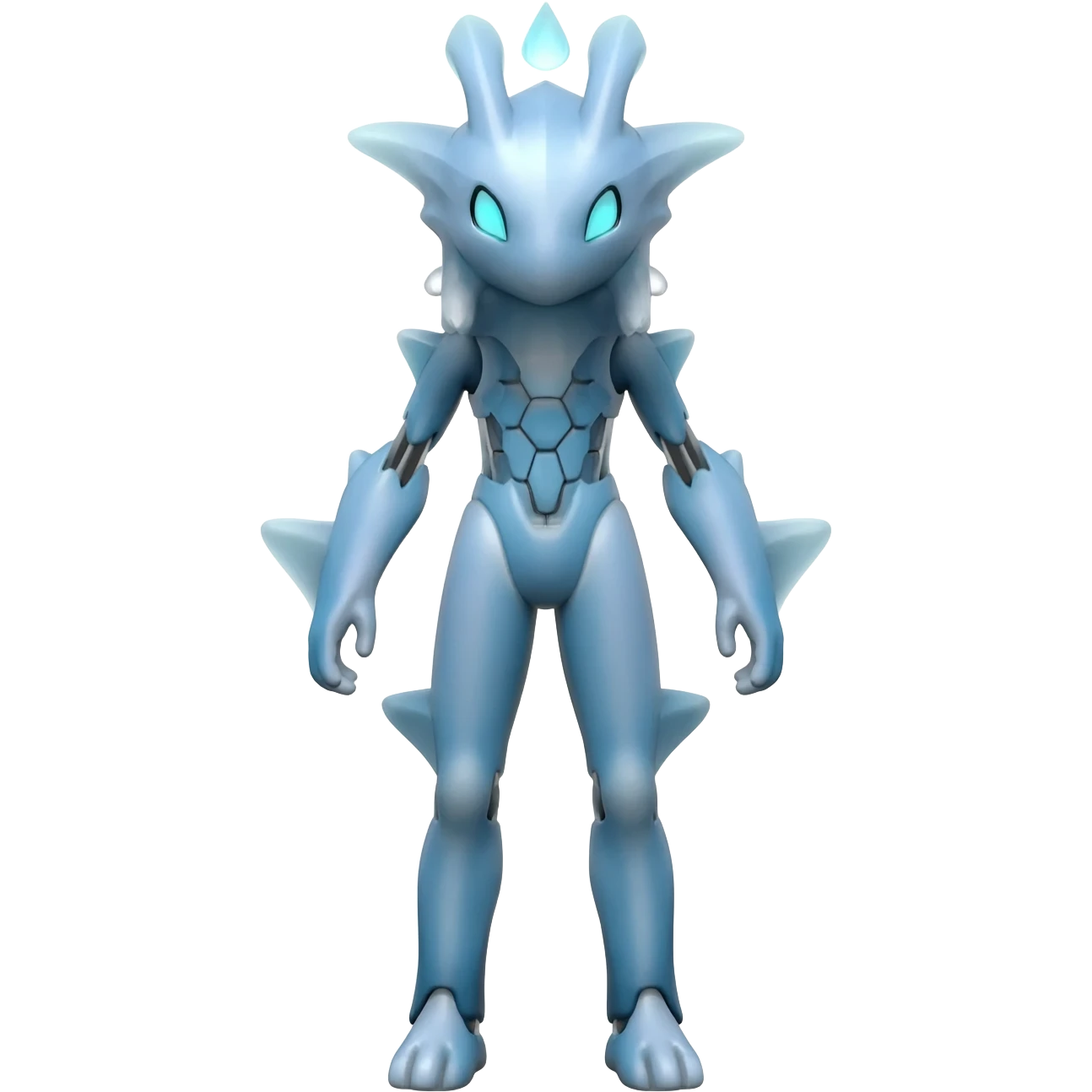 Futuristic Ethereal Modern Fakémon-creature-hybrid Full Body emoji