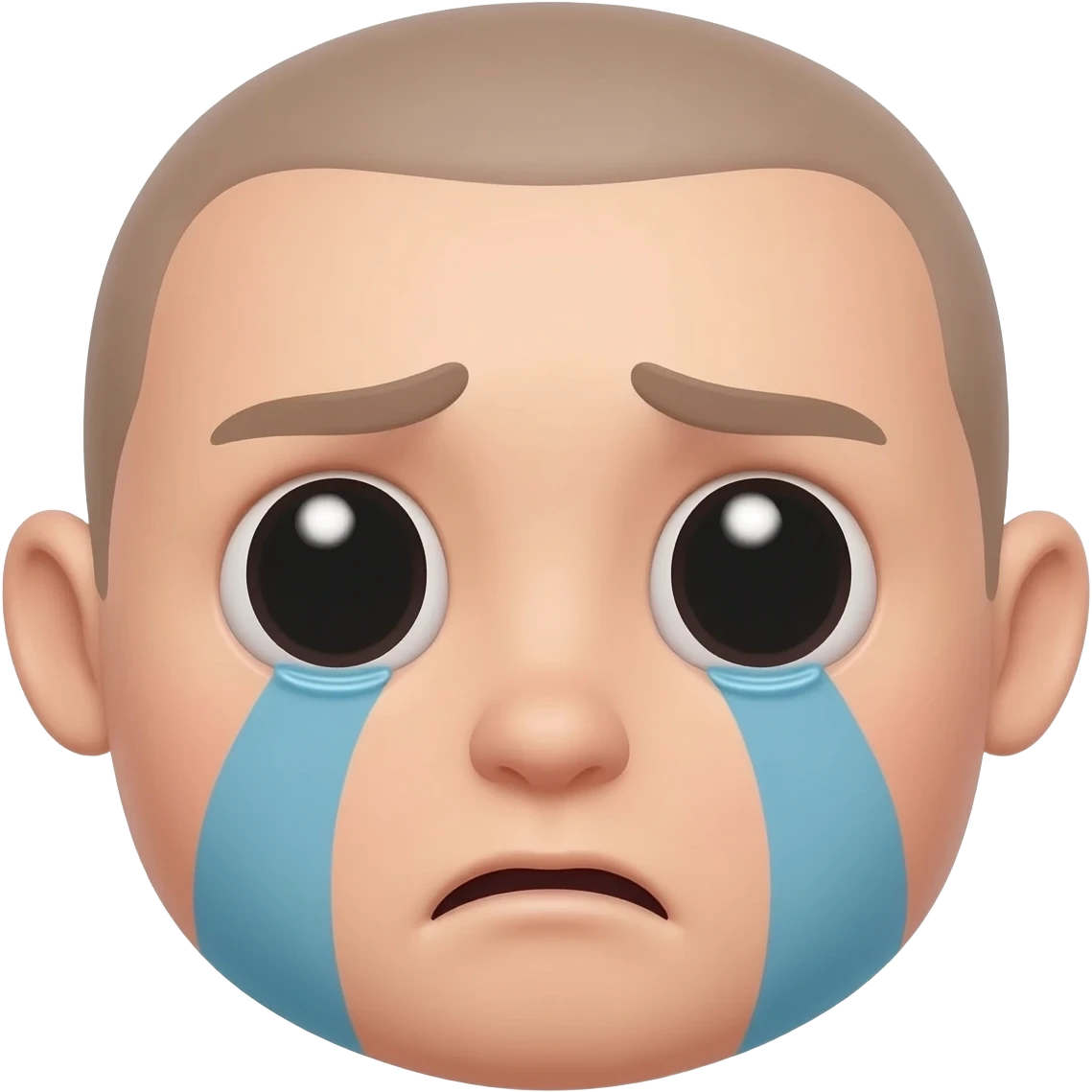 Face tried scared with bags under eyes emoji