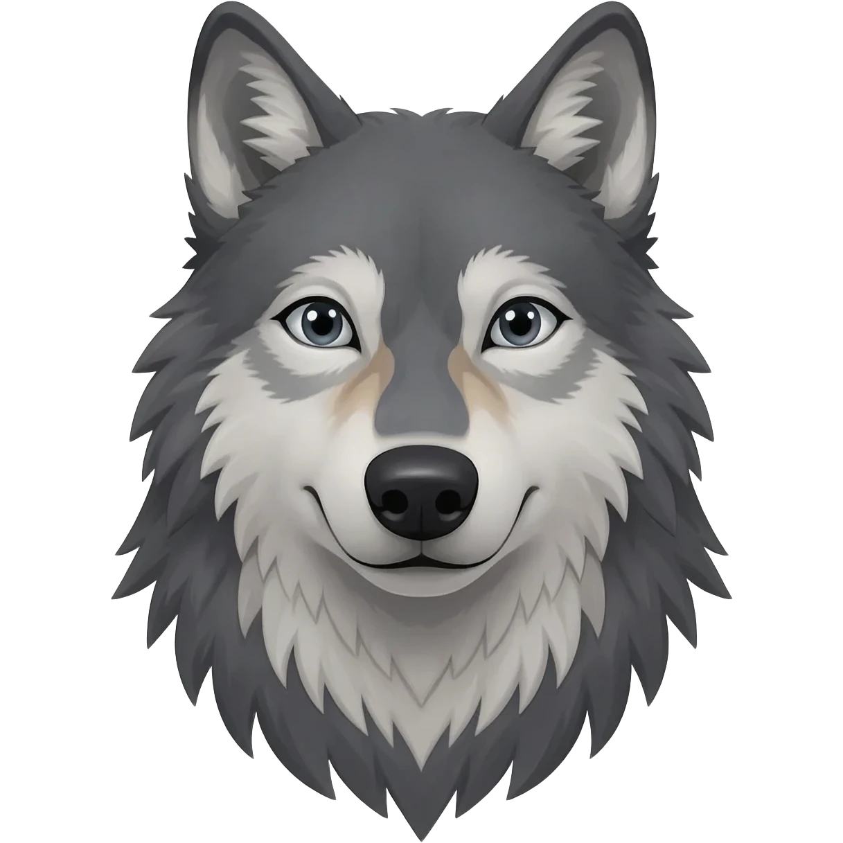 Boy wolf cut long hair emoji emoji