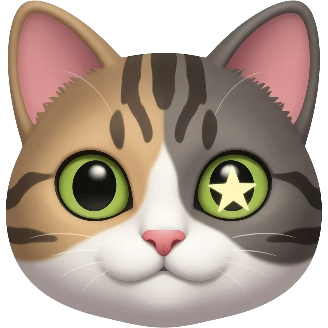 Cat star eye emoji