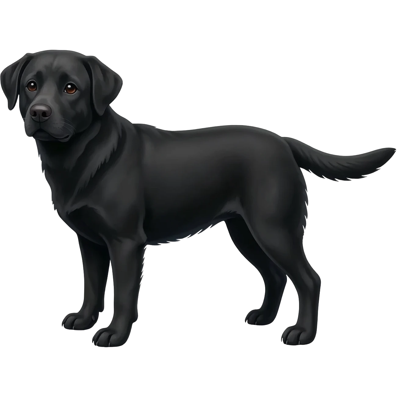 Black Labrador emoji