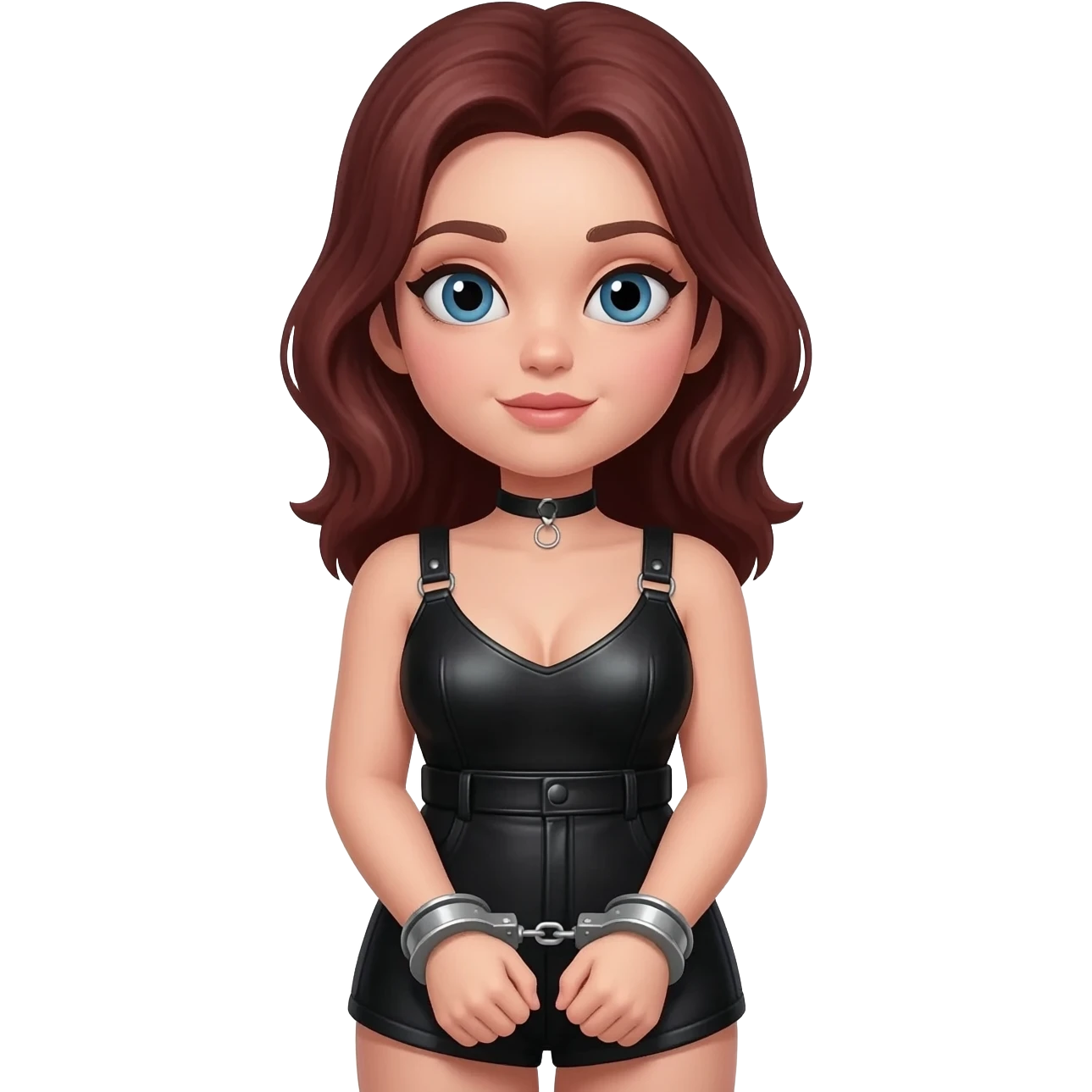 Bdsm girl in handcuffs emoji