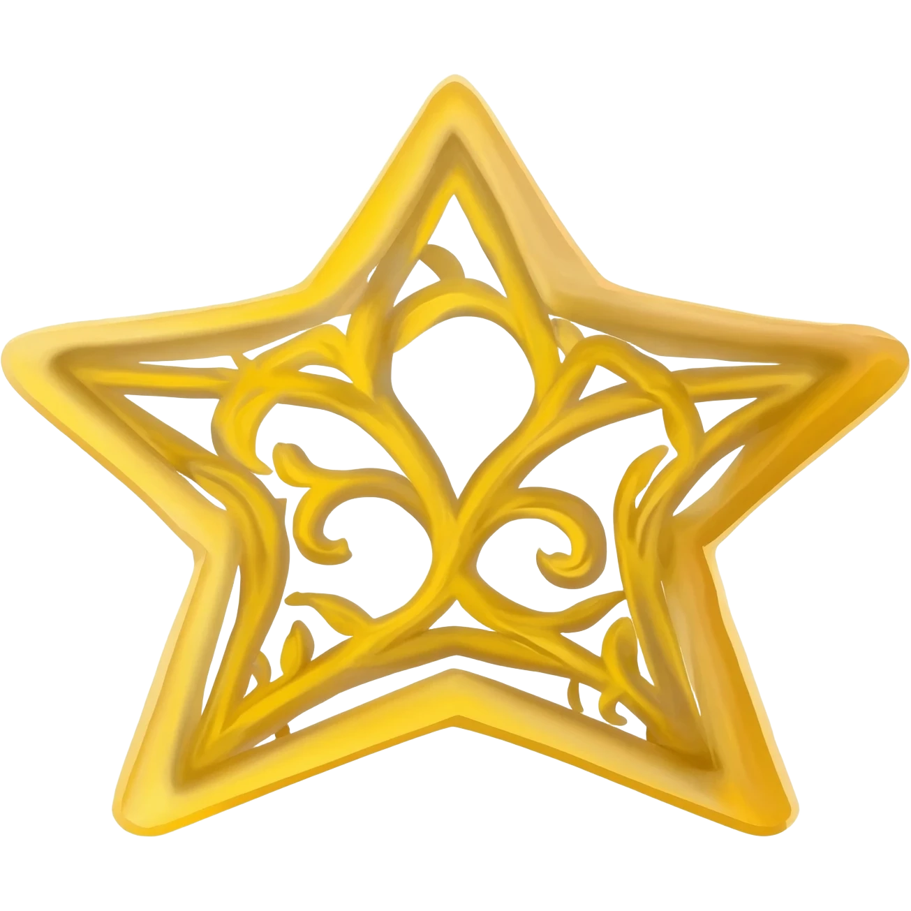 37. tiny gold star crown emoji
