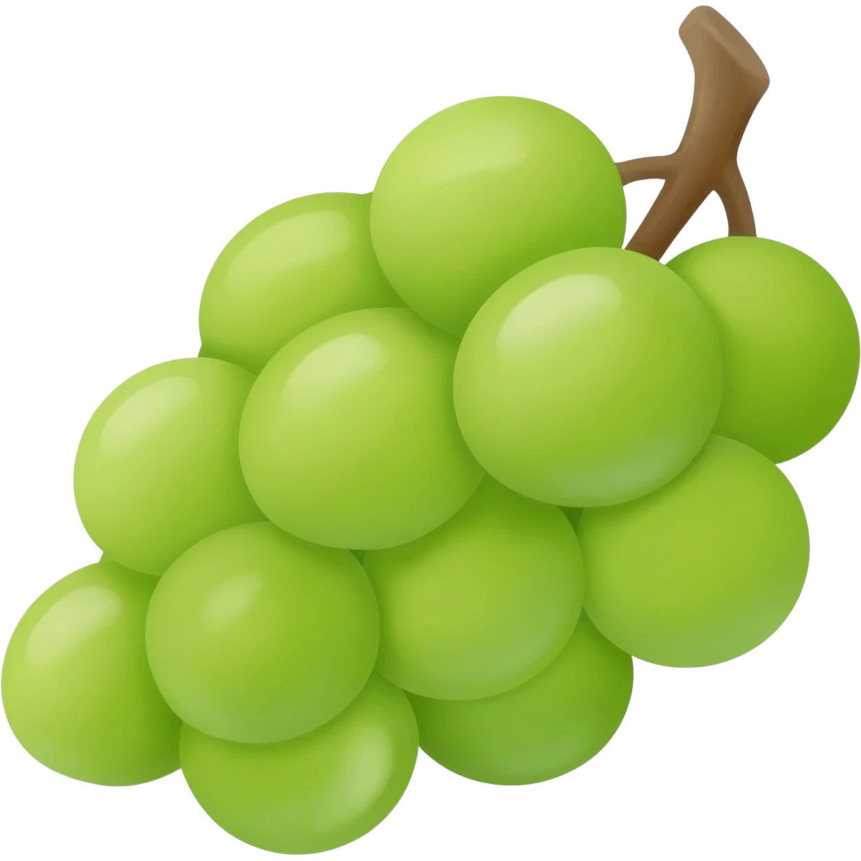Create a grapes green emoji emoji
