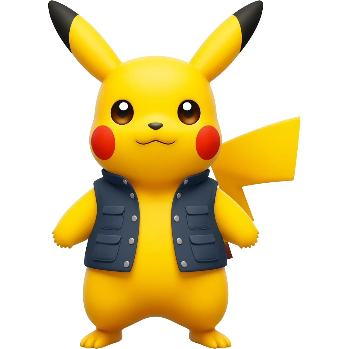 Un picachucon chaleco emoji