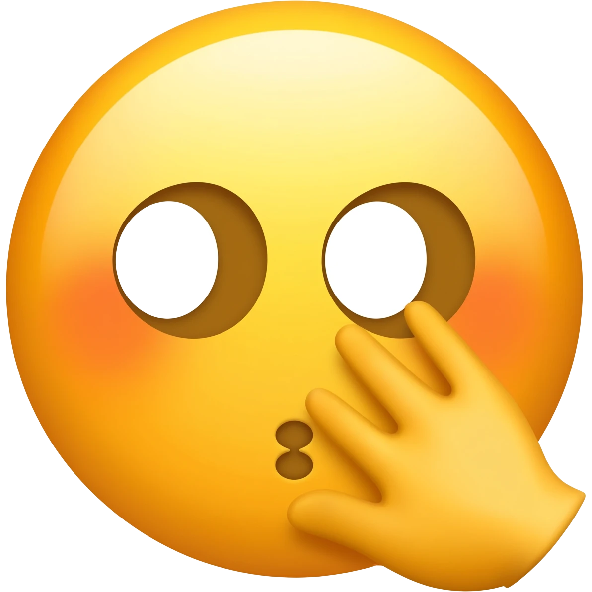 emoji boztesando mano en la boca emoji