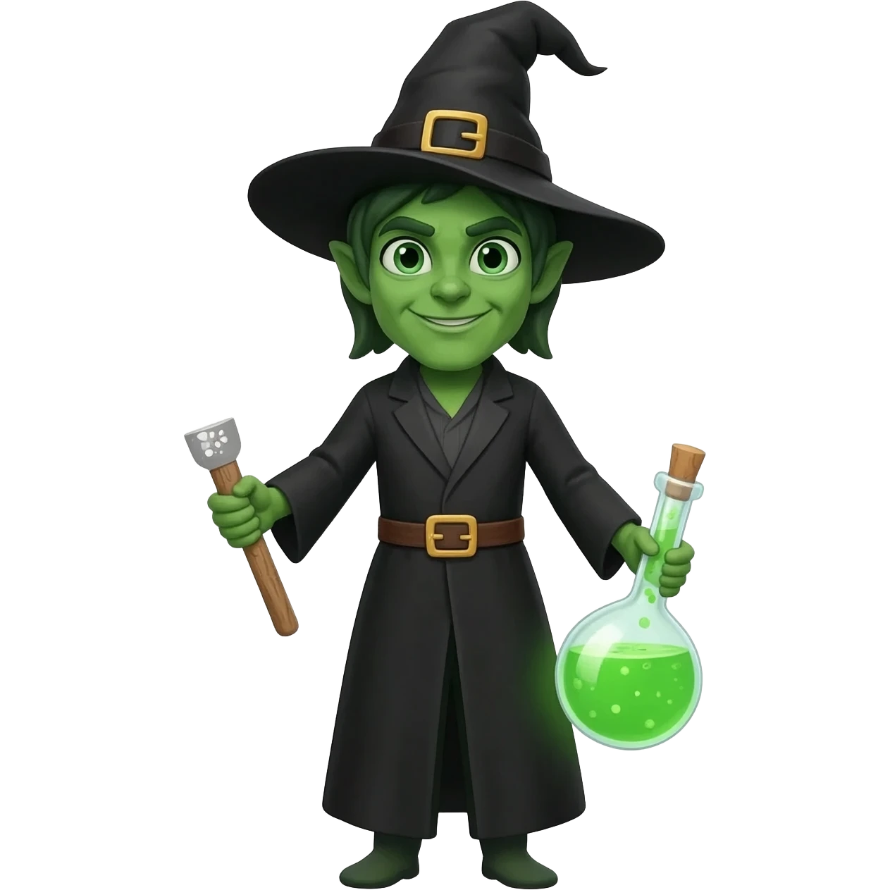 green witch cooking potion emoji