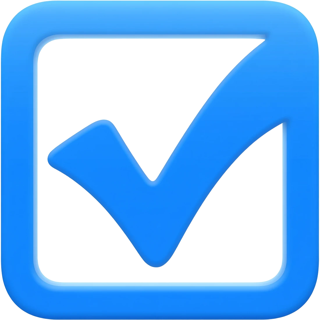 Verificado azul palomita emoji