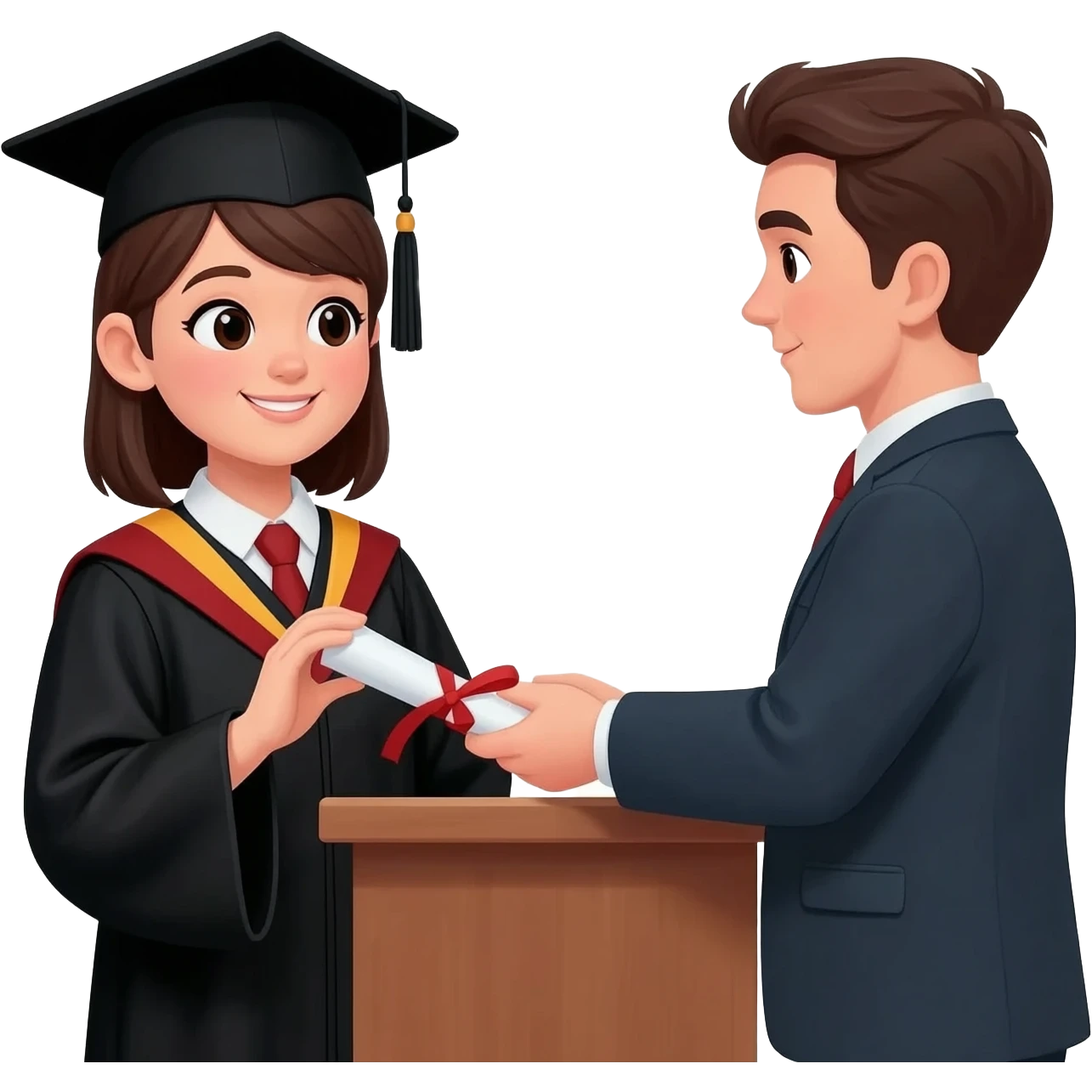 master degree girl emoji