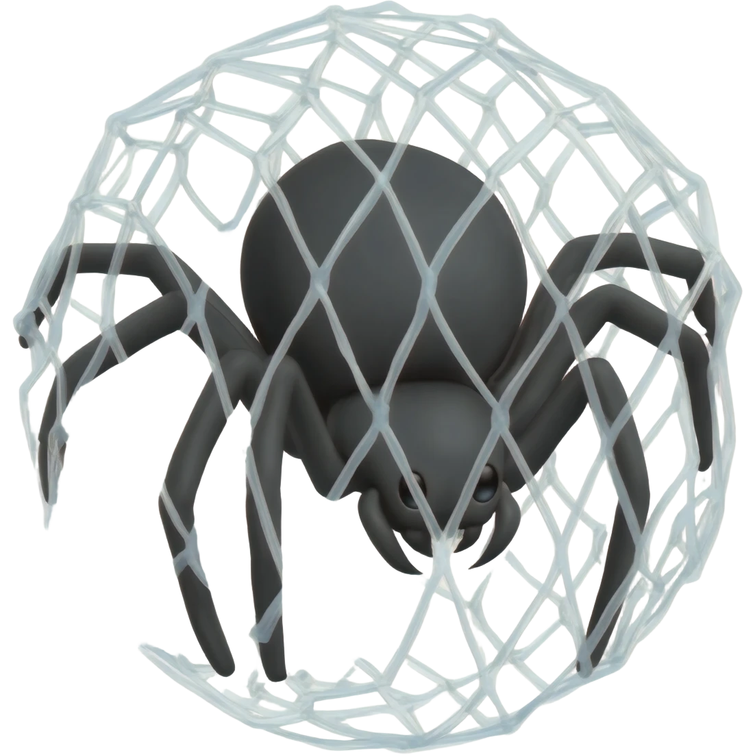 net with spider emoji