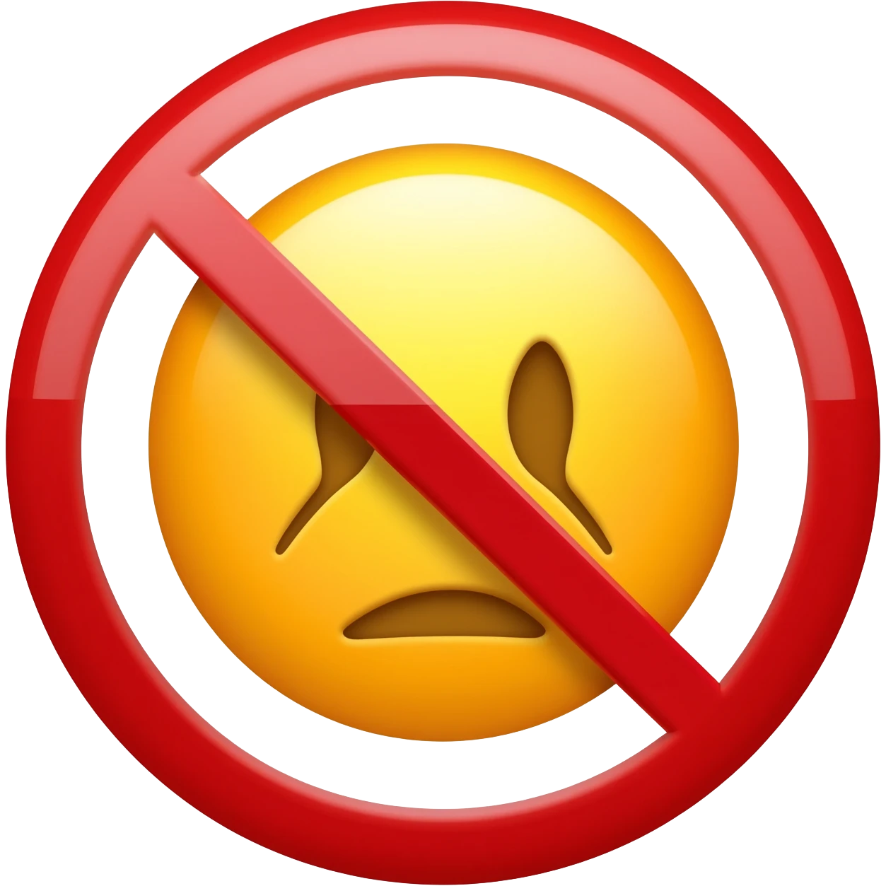 CREA UN EMOJI DE PROHIBIDO emoji