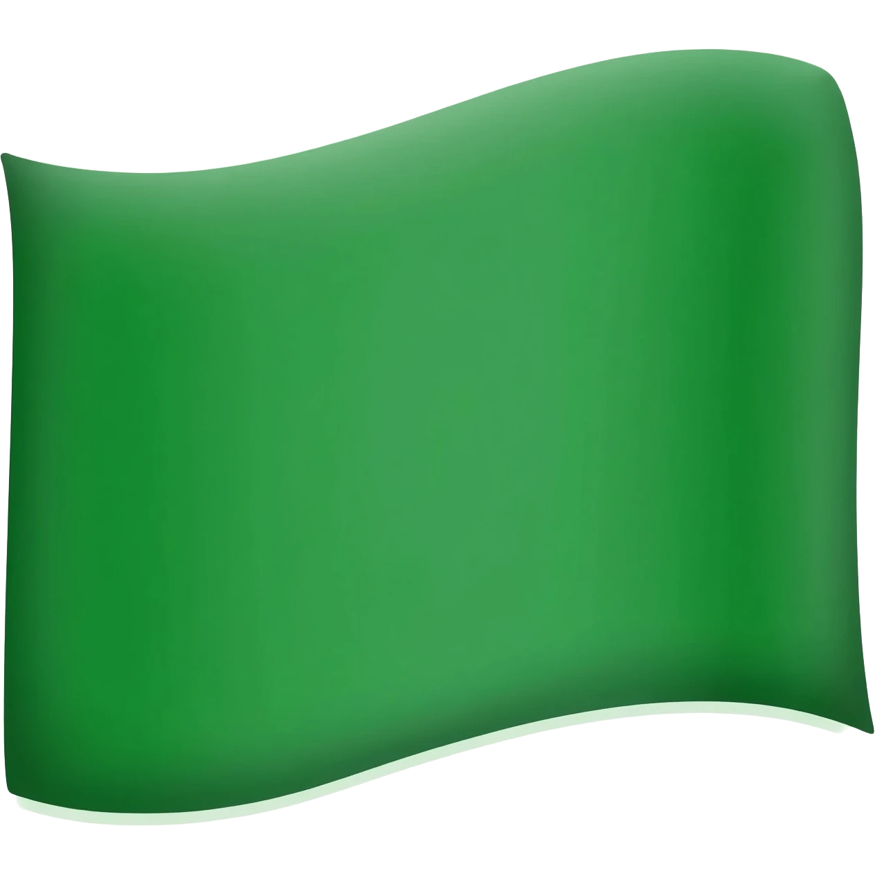 Зелёный флаг emoji