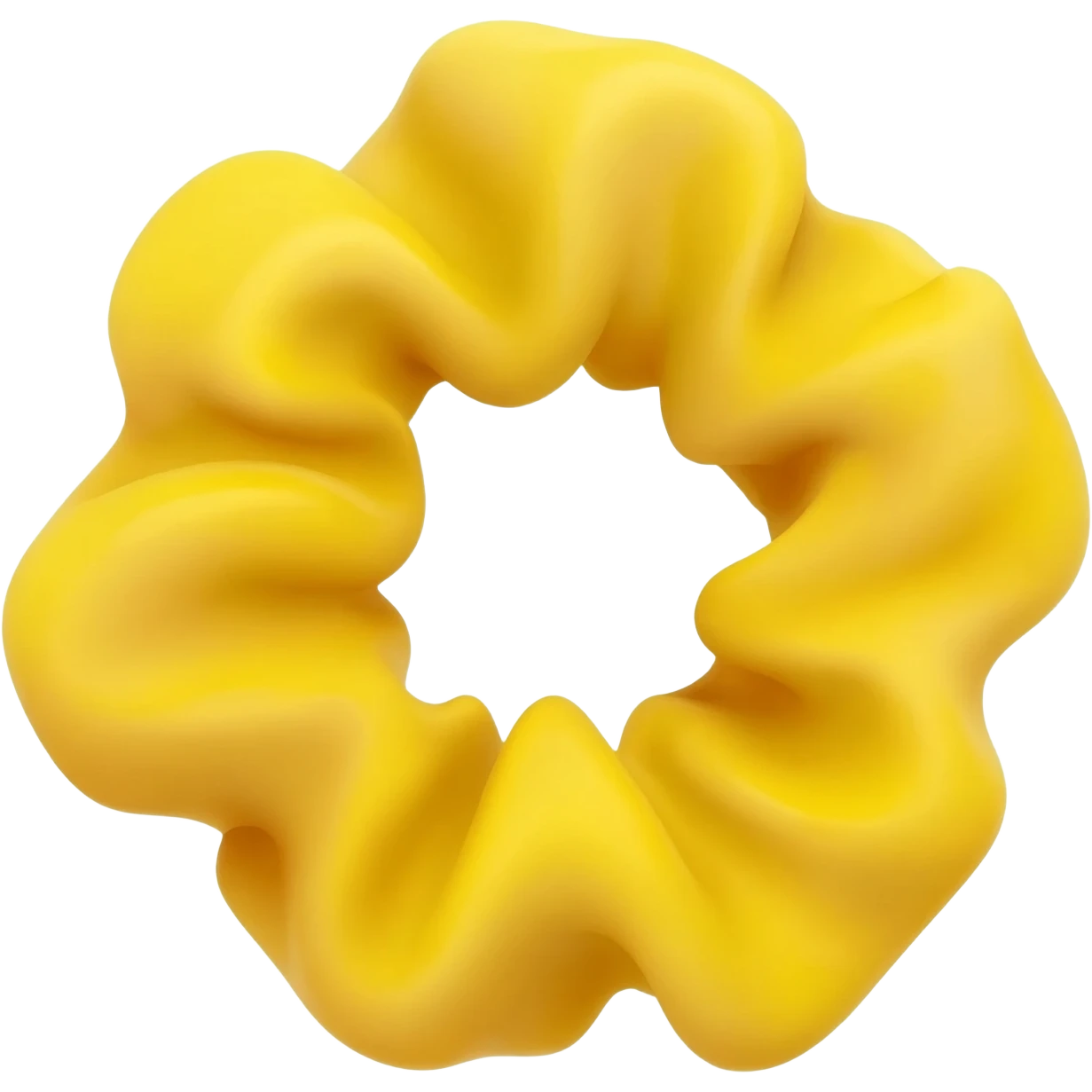 yellow scrunchie emoji