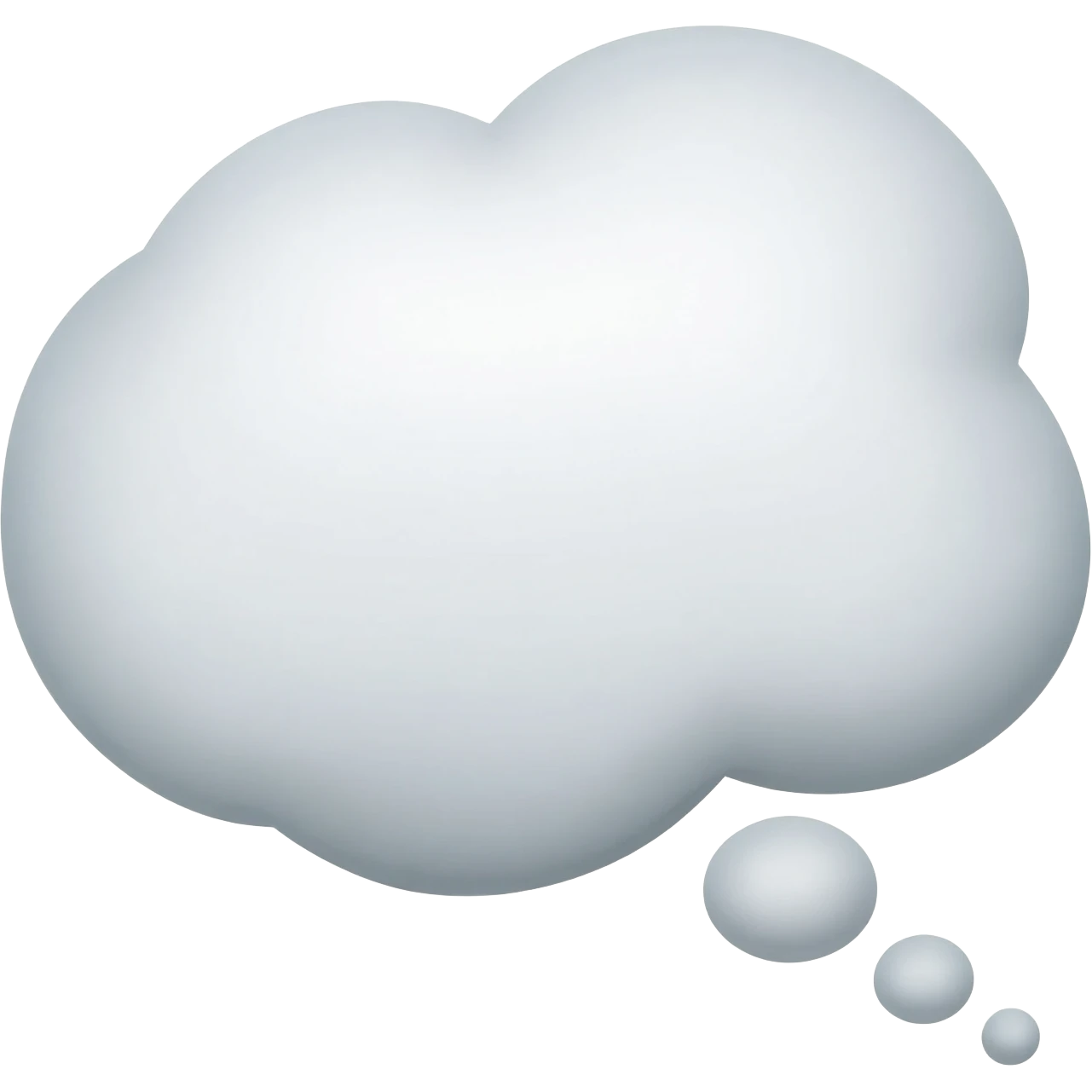 bubble thinking emoji