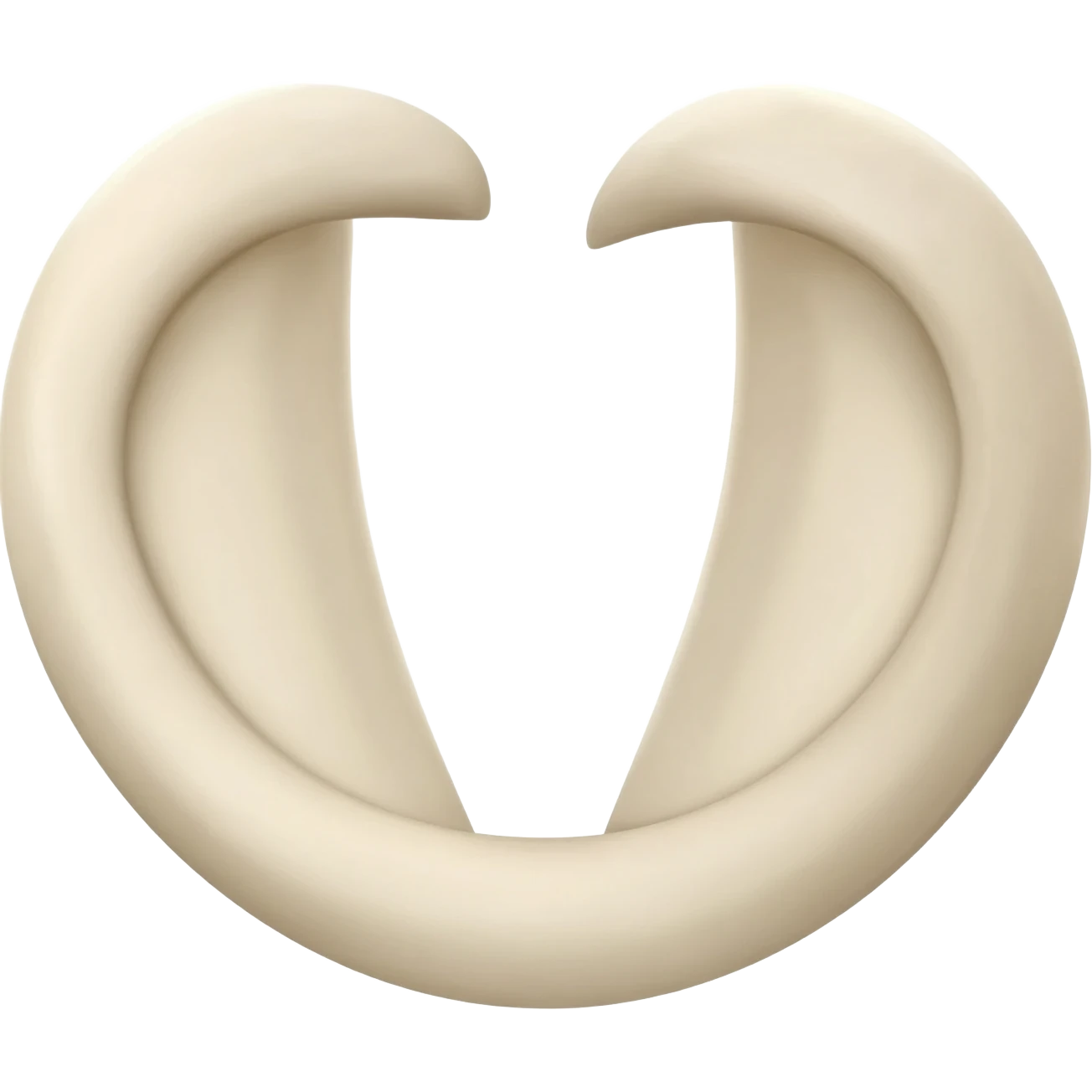 Generate a simple wishbone emoji