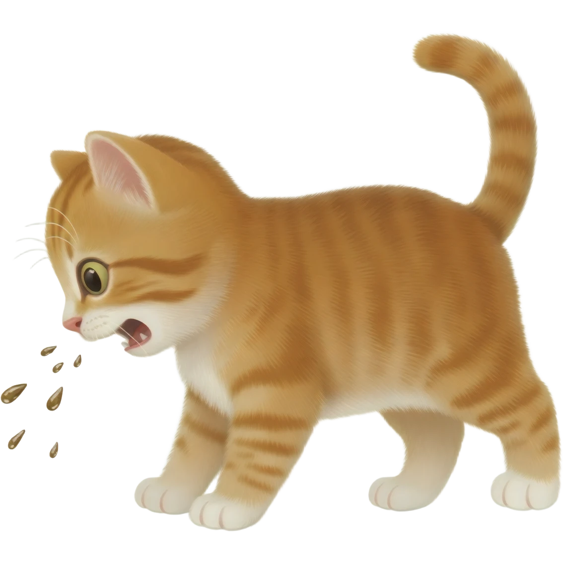 the kitten sneezes emoji
