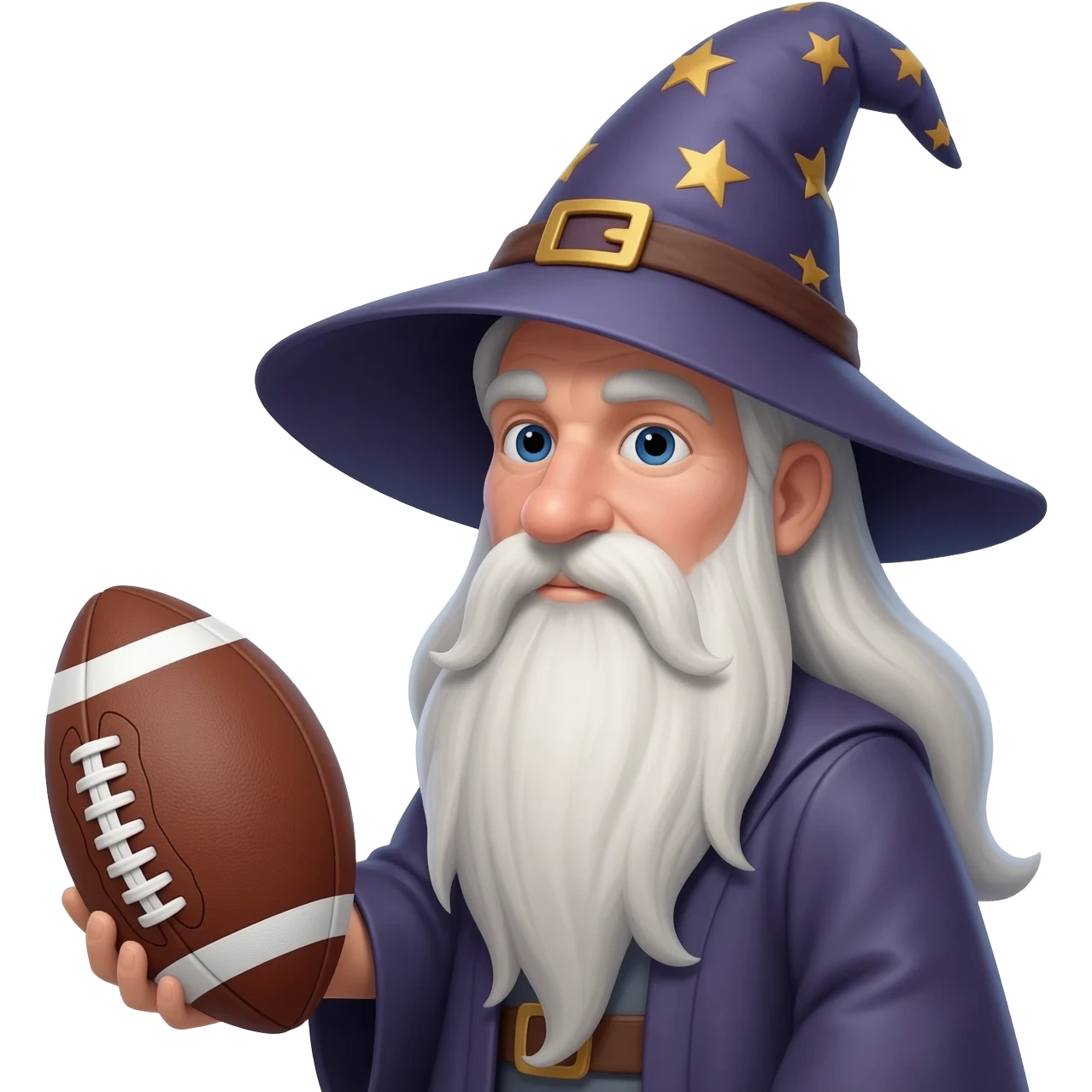 a mix of the wizard emoji and the football emoji emoji