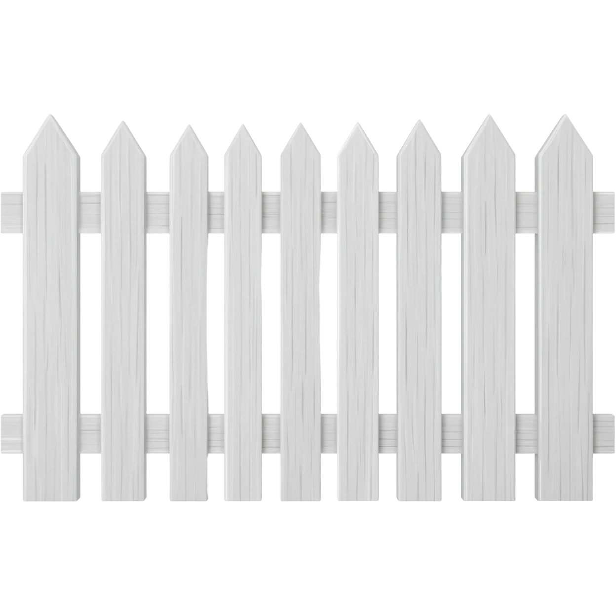 White fence. emoji