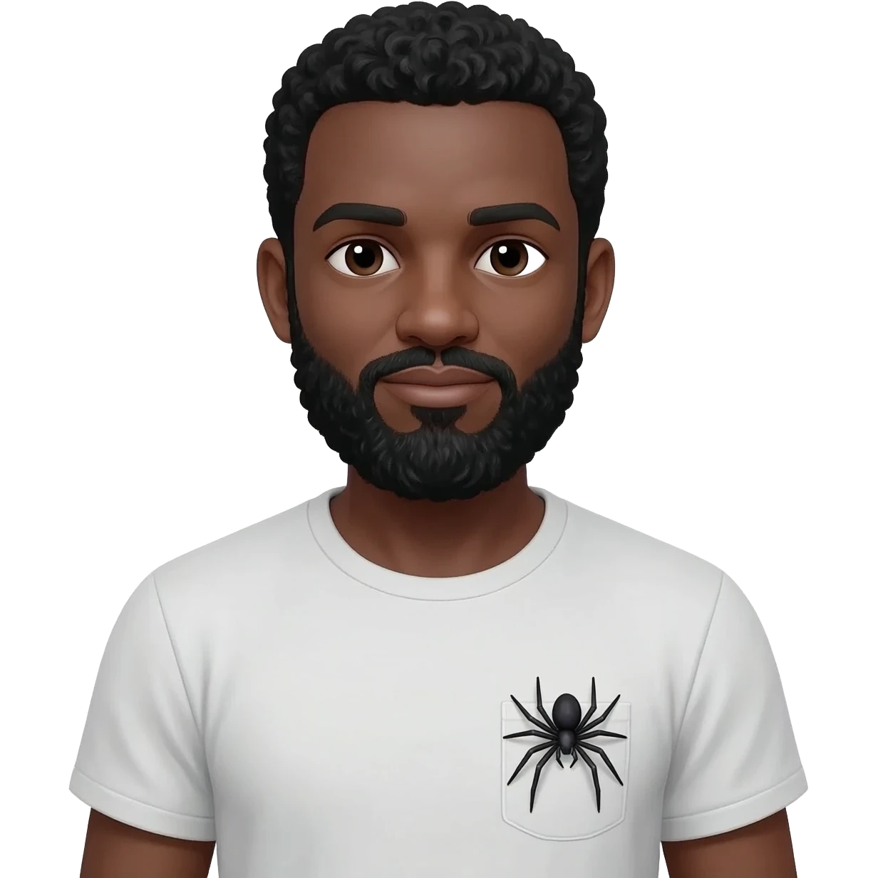 🕷 👕🧔🏿 emoji