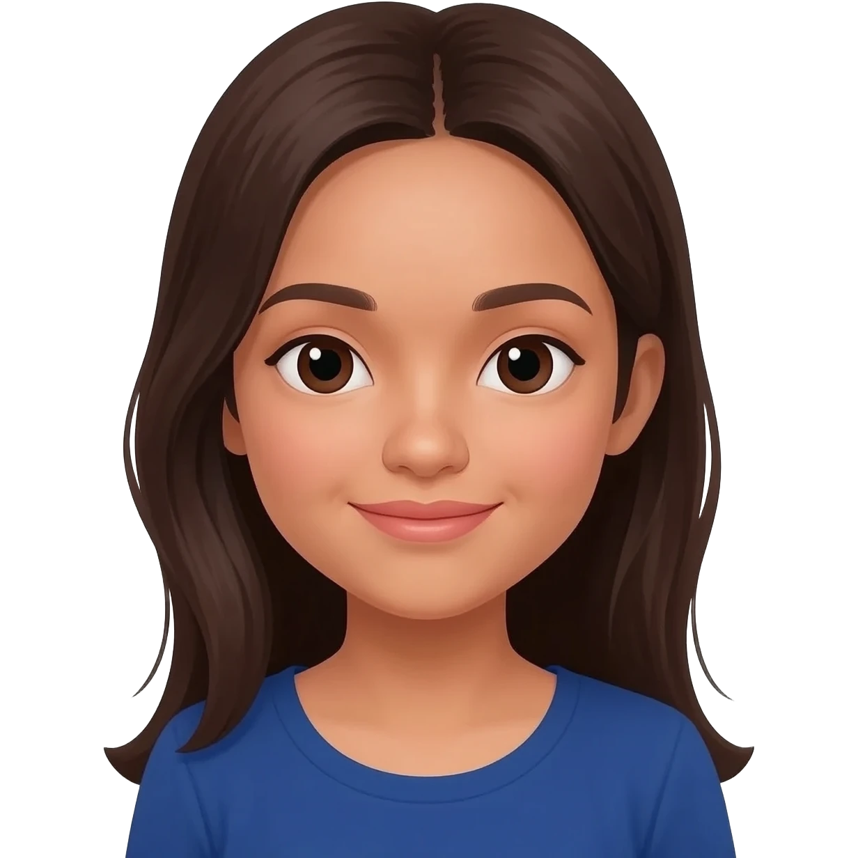 23 year old Filipina girl brunette dark hair portrait emoji