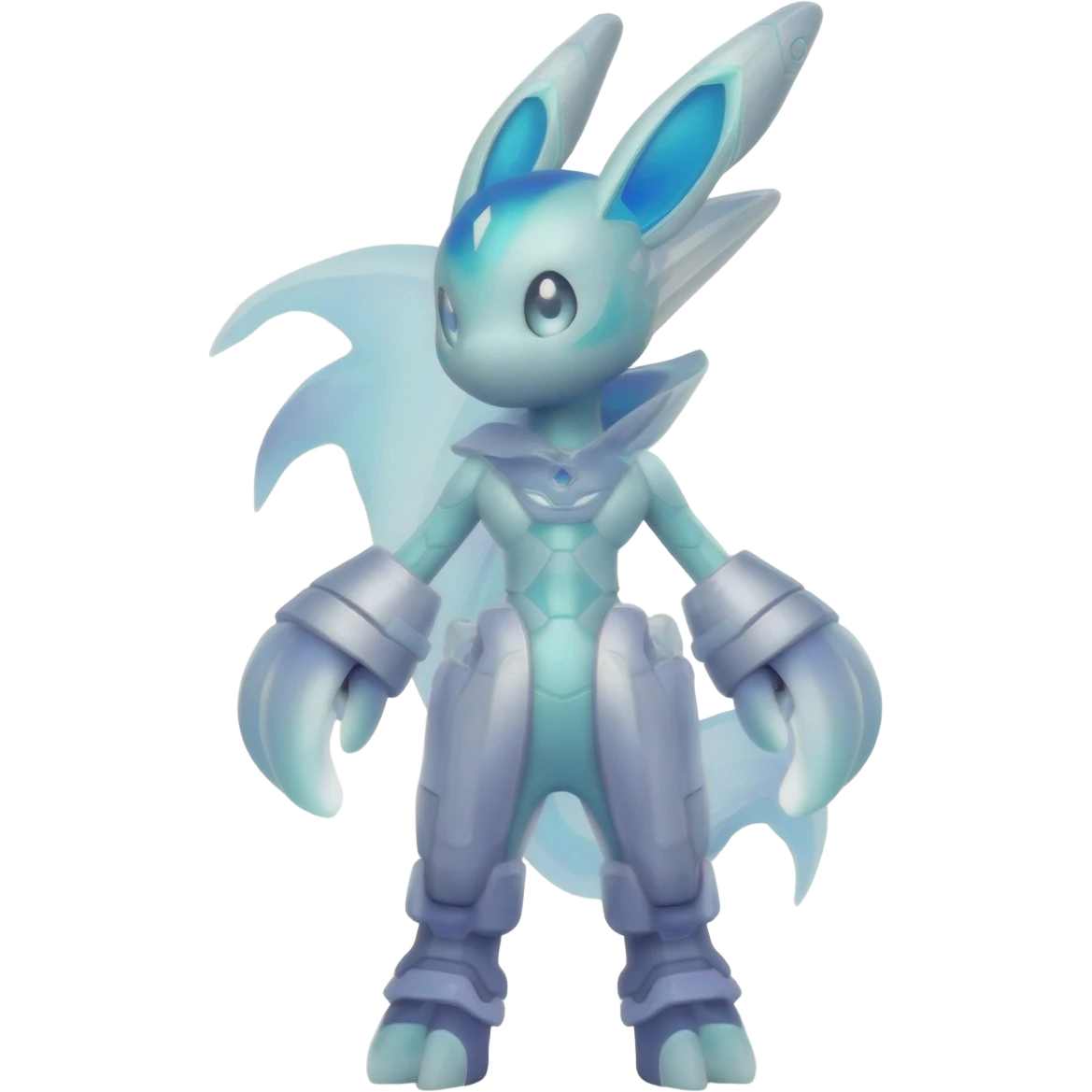 Futuristic Ethereal Modern Fakémon-creature-hybrid Full Body emoji