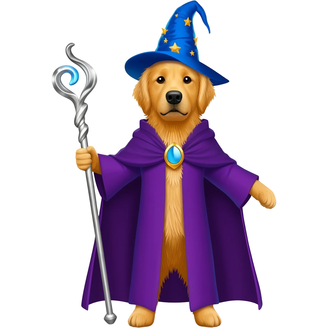 Dog wizard emoji