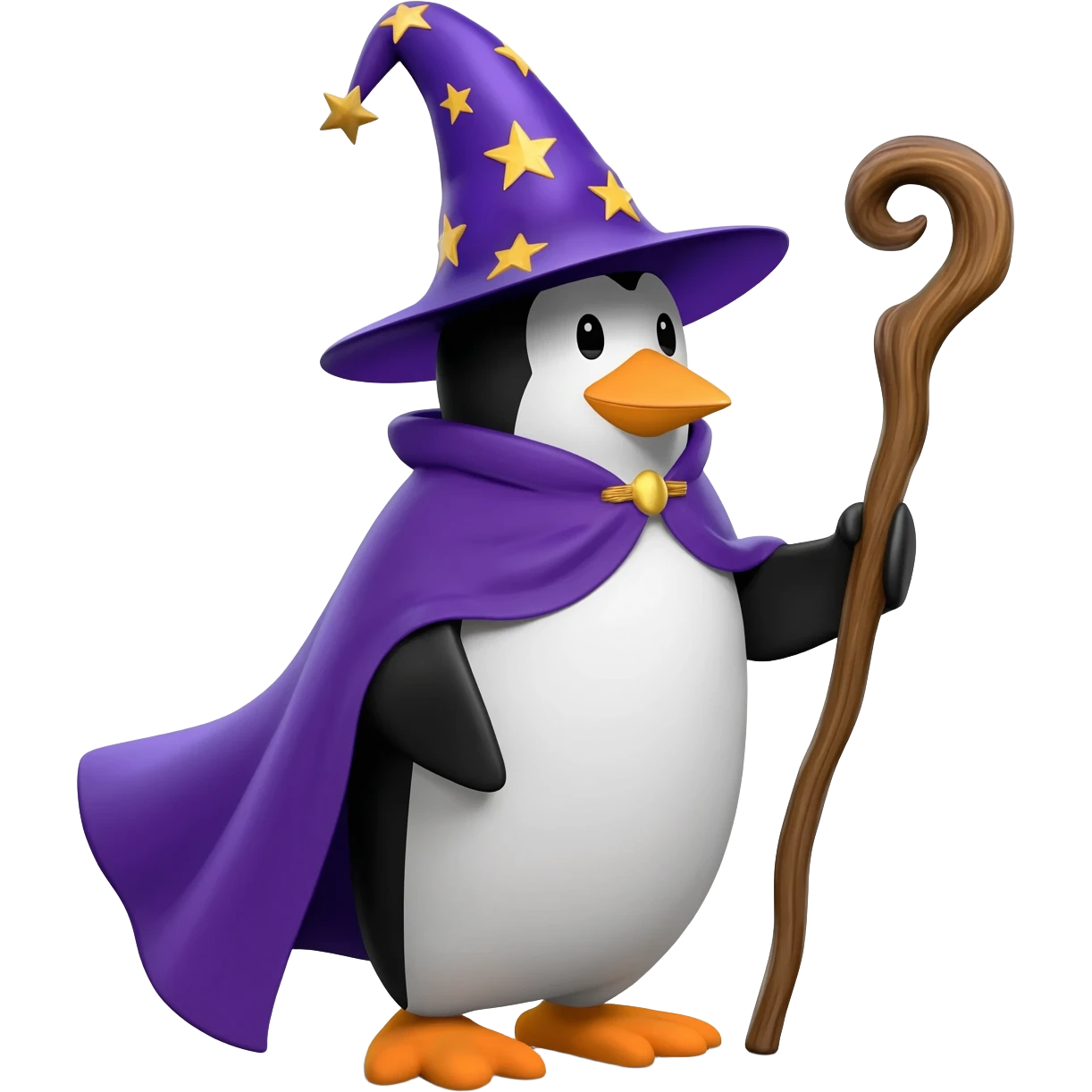 Penguin Wizard emoji