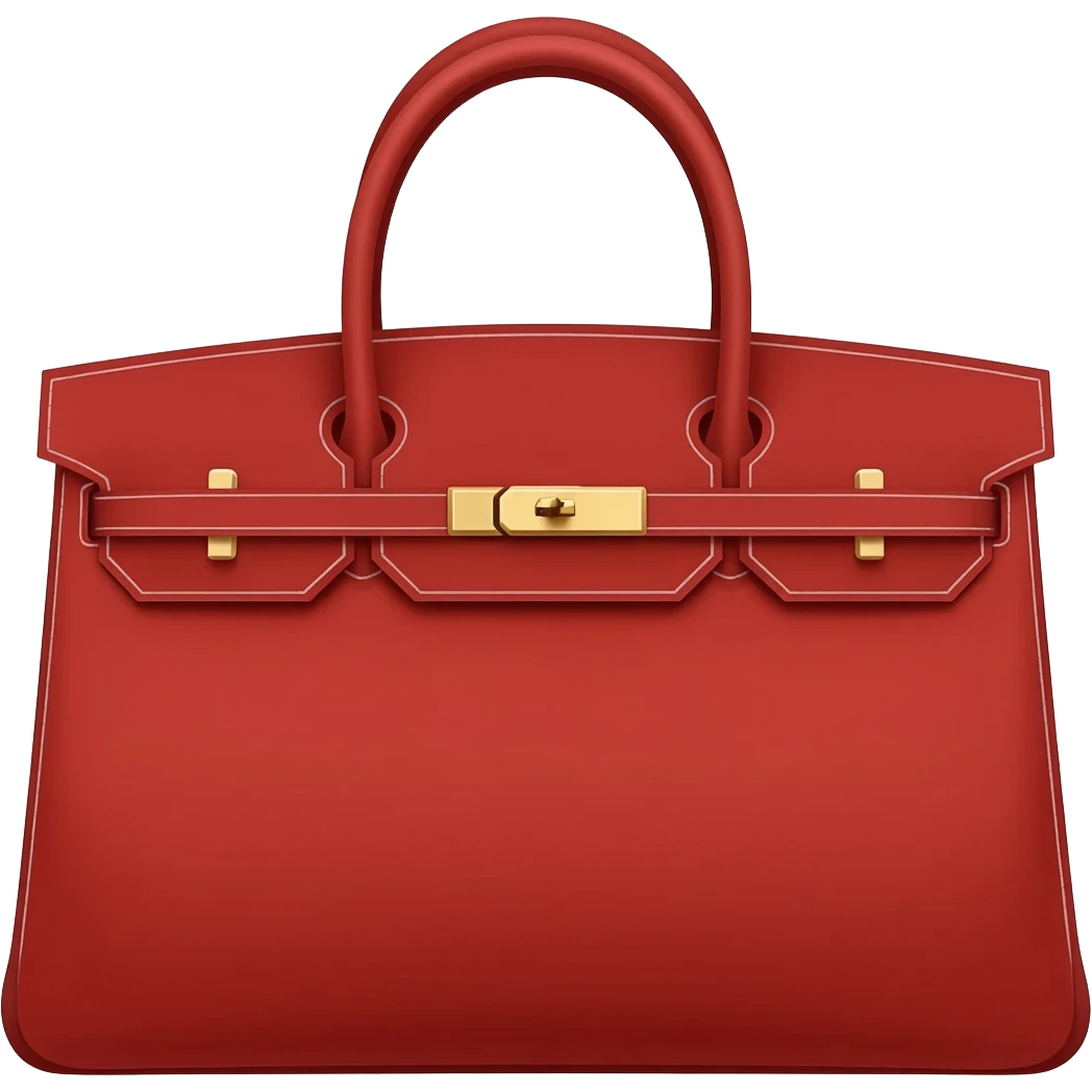 red matte kelly hermes bag emoji