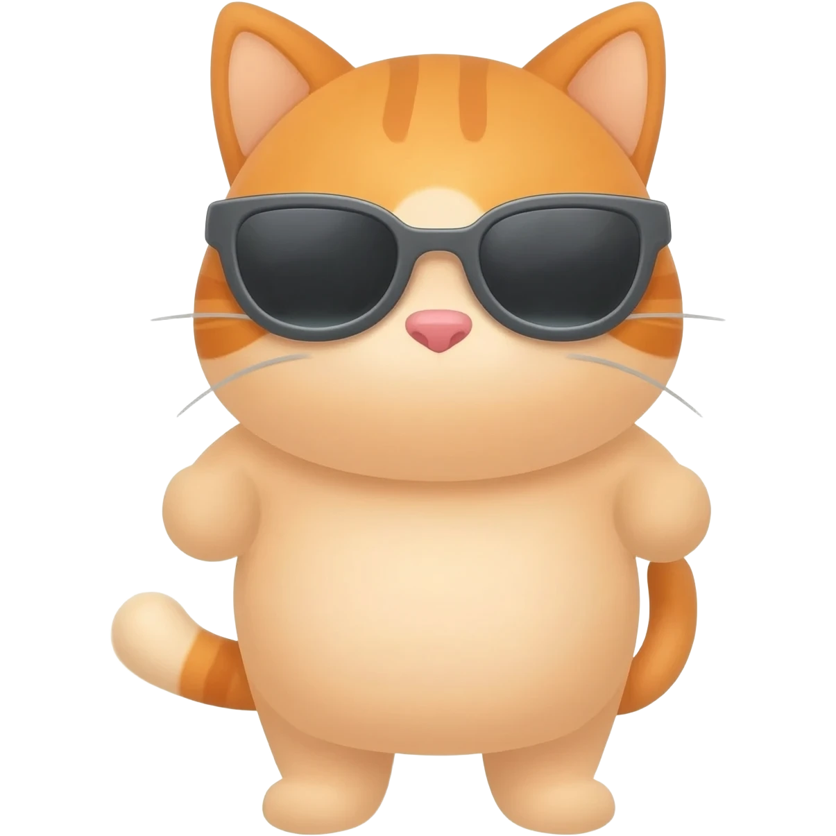 Cat wearing sunglasses emoji